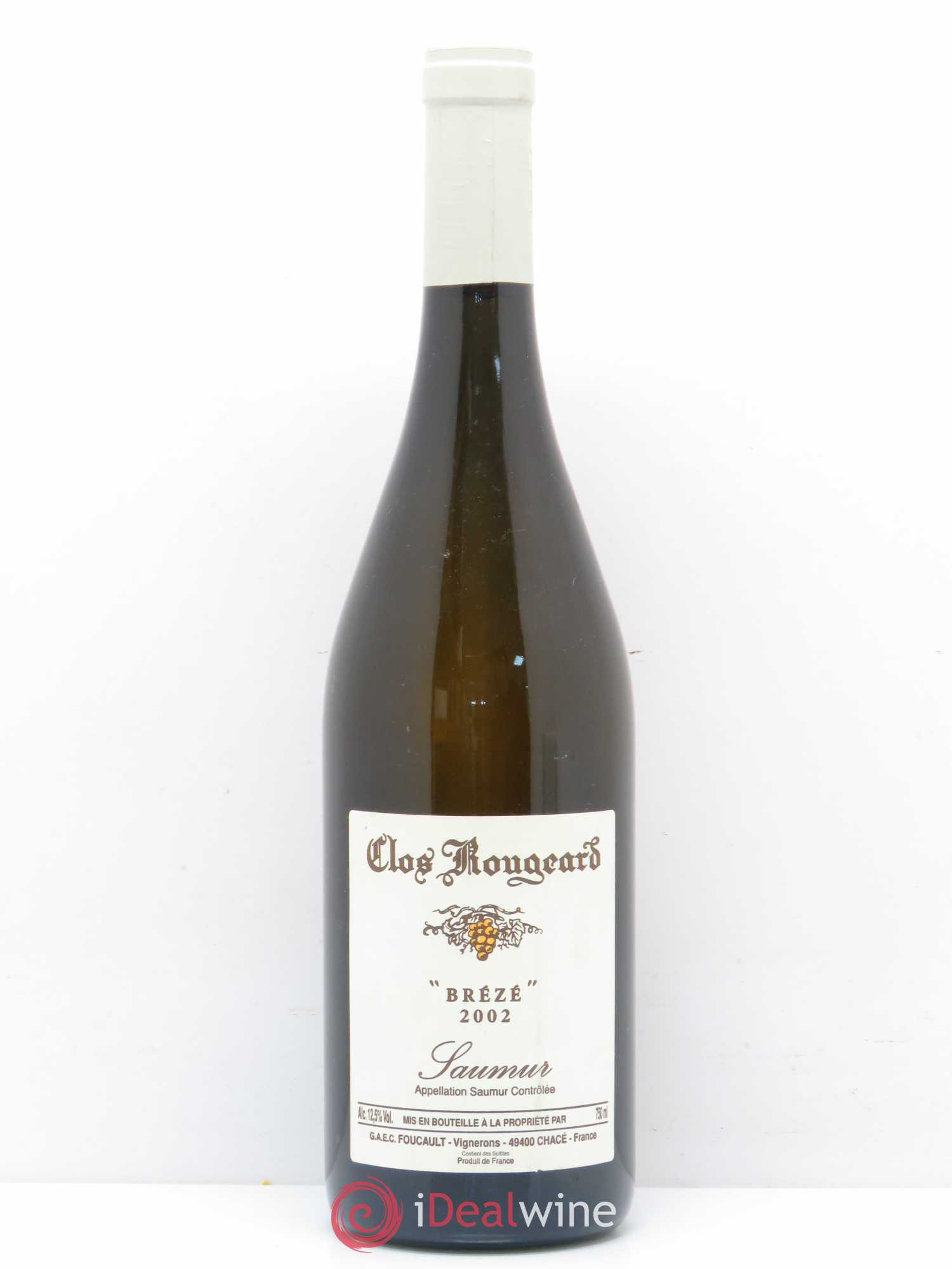 Saumur Brézé Clos Rougeard 2002 - Lot de 1 bouteille - 0