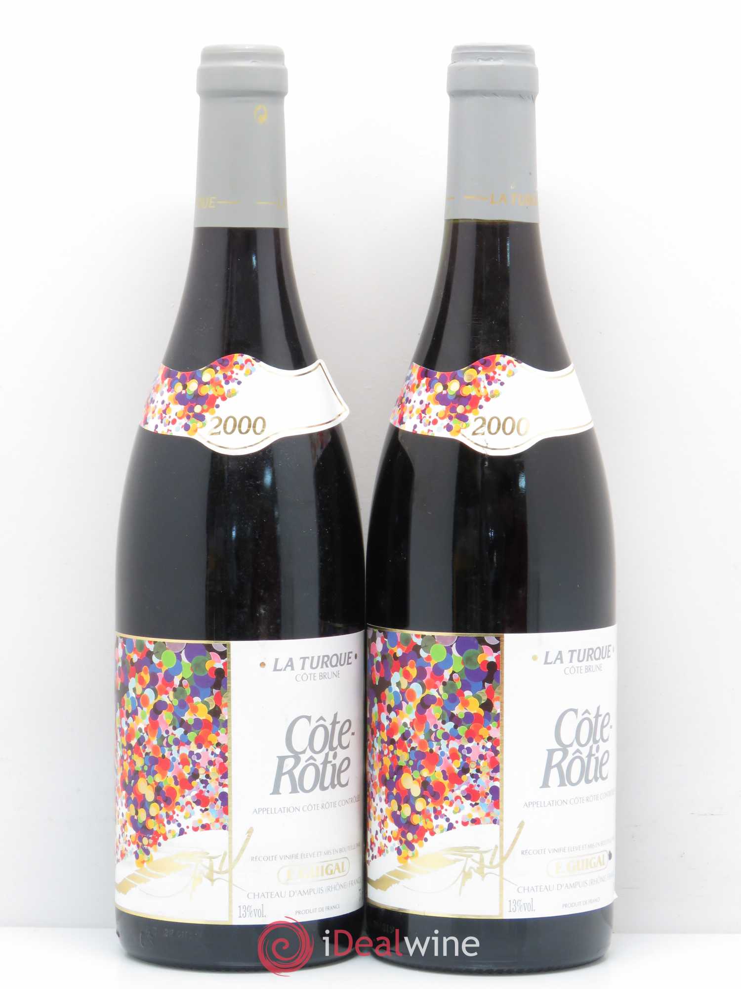 Côte-Rôtie La Turque Guigal 2000 - Lot de 2 bouteilles - 0