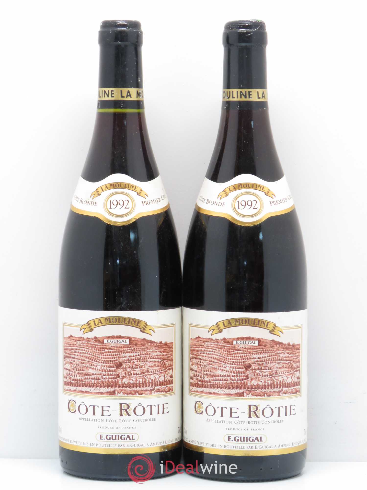 Côte-Rôtie La Mouline Guigal 1992 - Lot de 2 bouteilles - 0