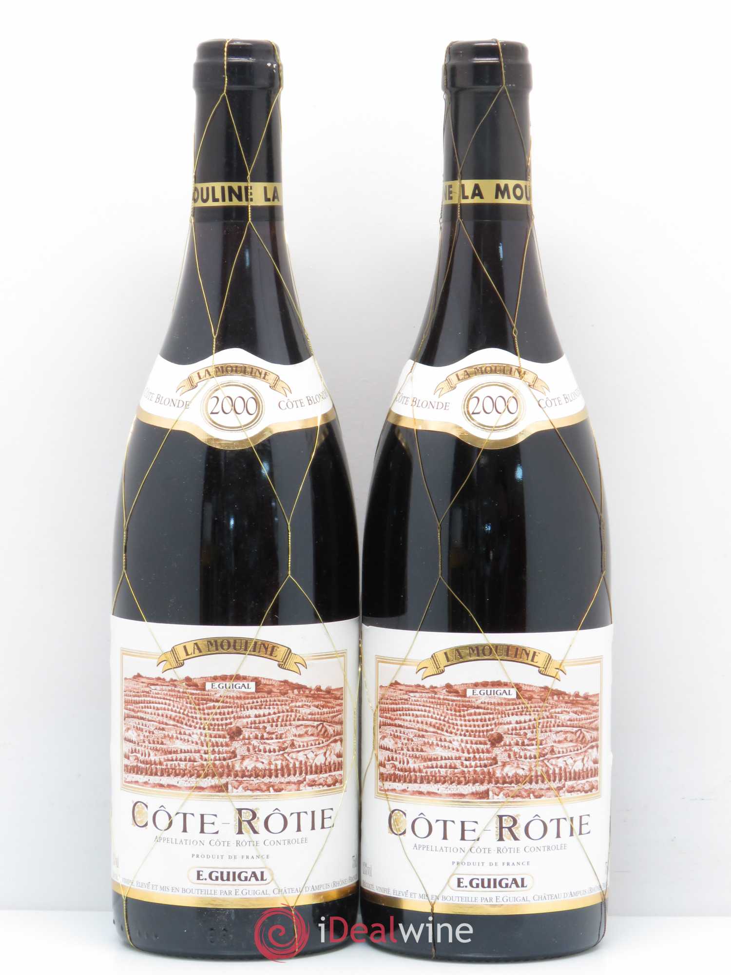 Côte-Rôtie La Mouline Guigal 2000 - Lot de 2 bouteilles - 0