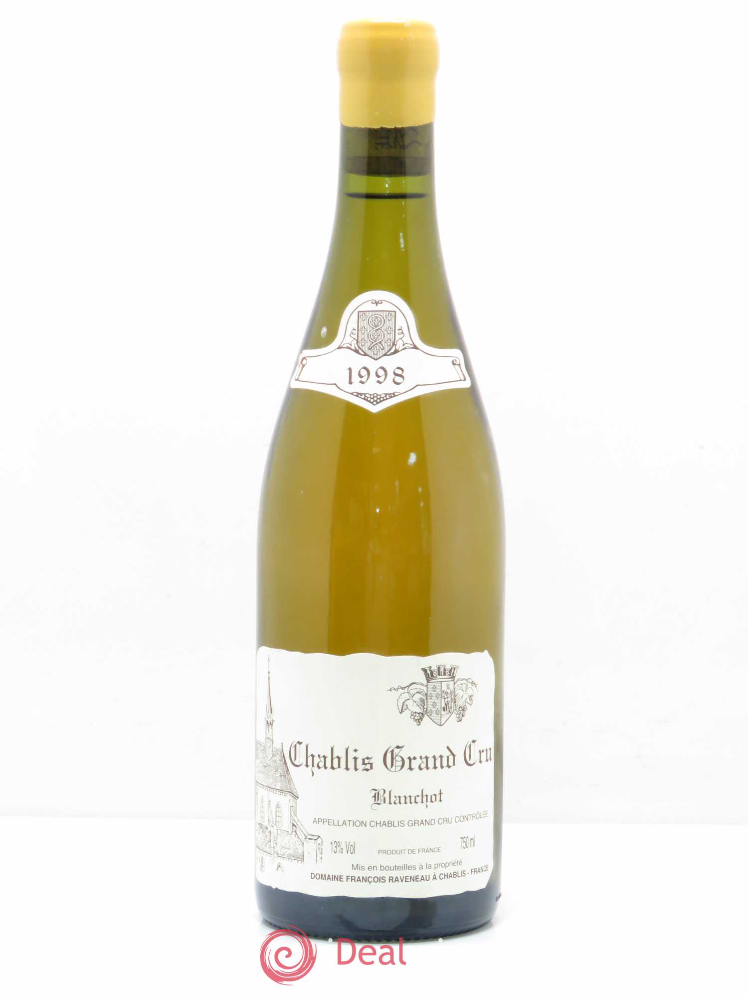 Chablis Grand Cru Blanchot Raveneau (Domaine) 1998 - Lot de 1 bouteille - 0