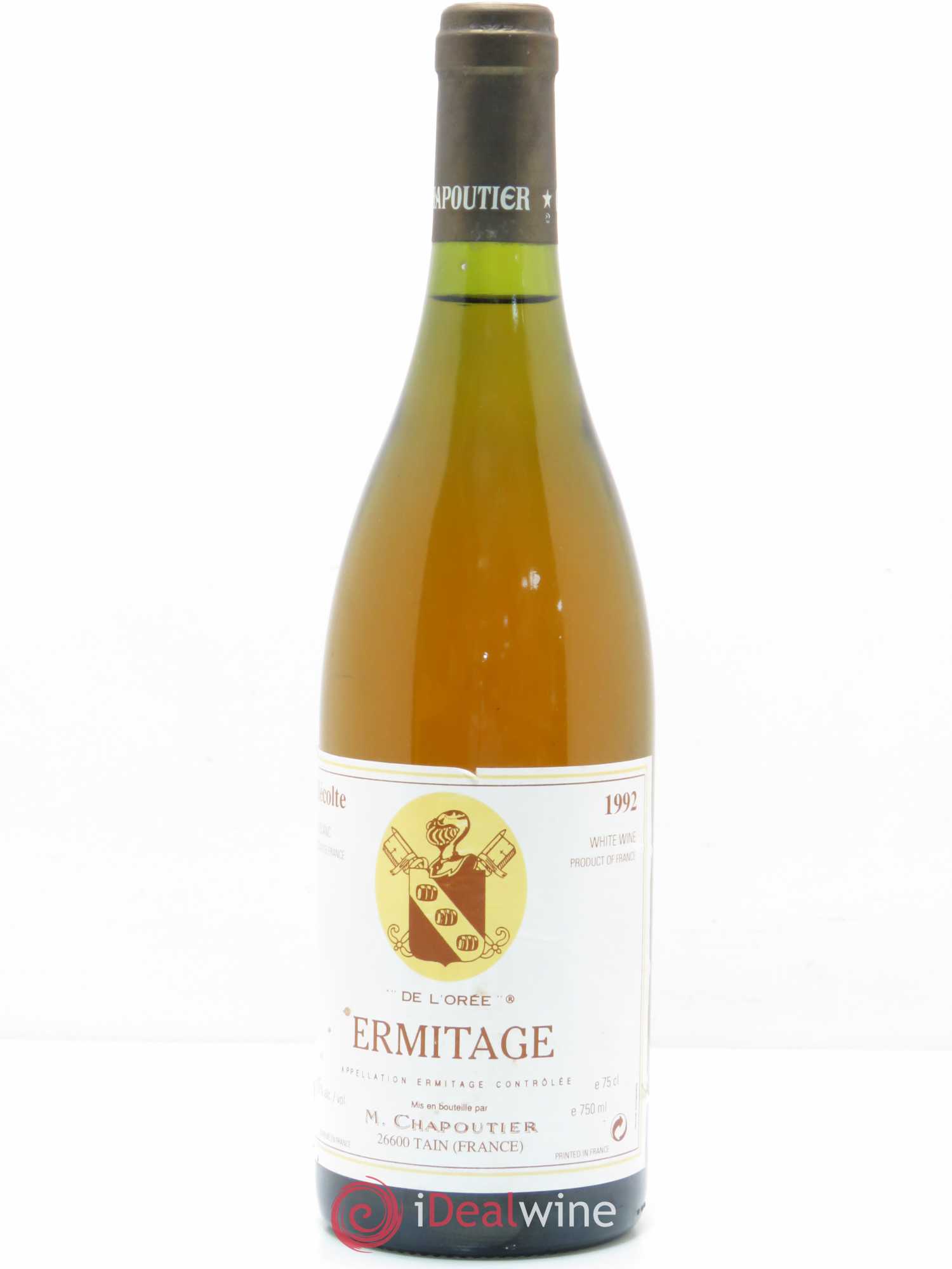 Hermitage Ermitage de l'Orée Chapoutier 1992 - Lot de 1 bouteille - 1