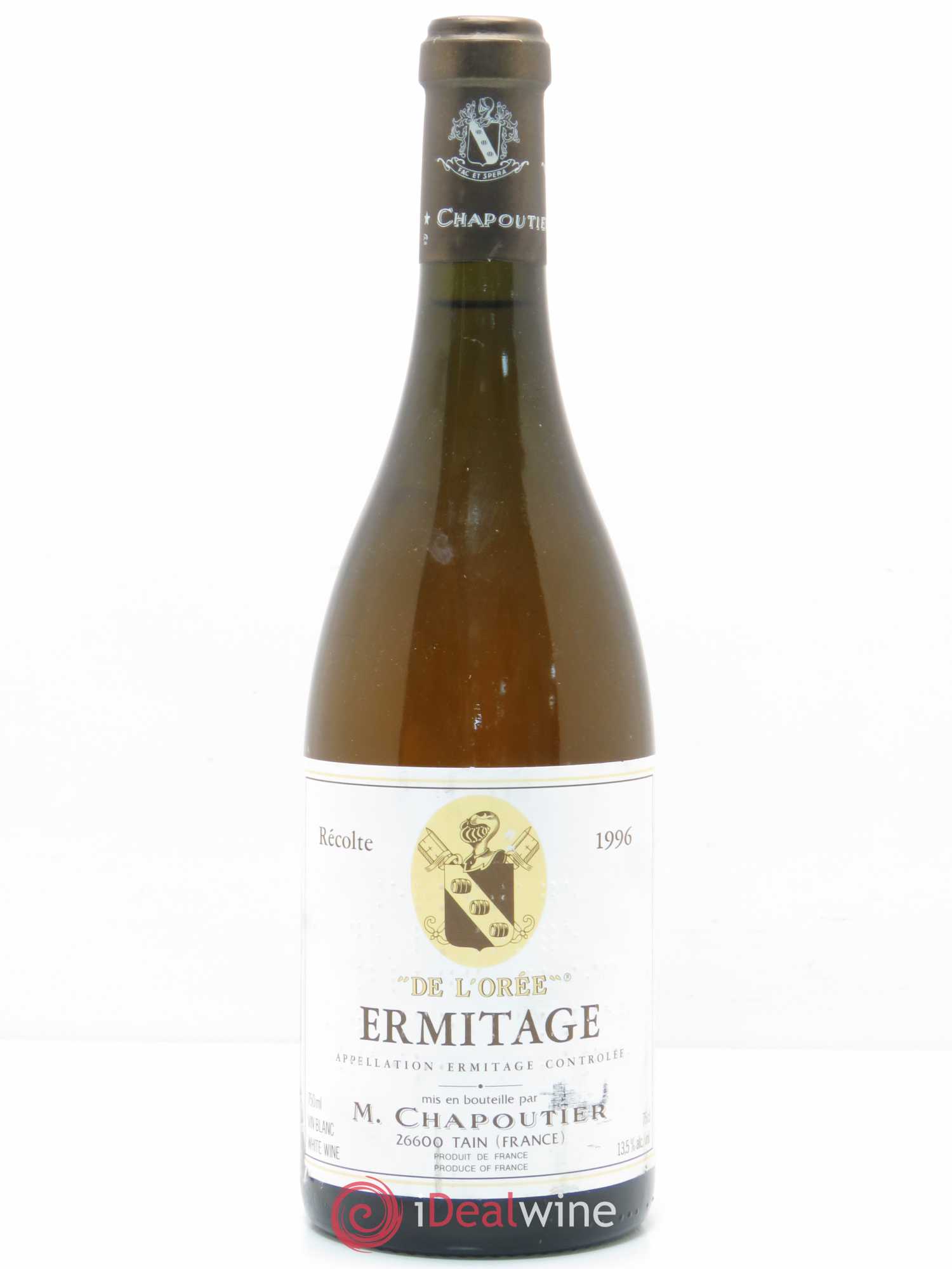 Hermitage Ermitage de l'Orée Chapoutier 1996 - Lot de 1 bouteille - 0