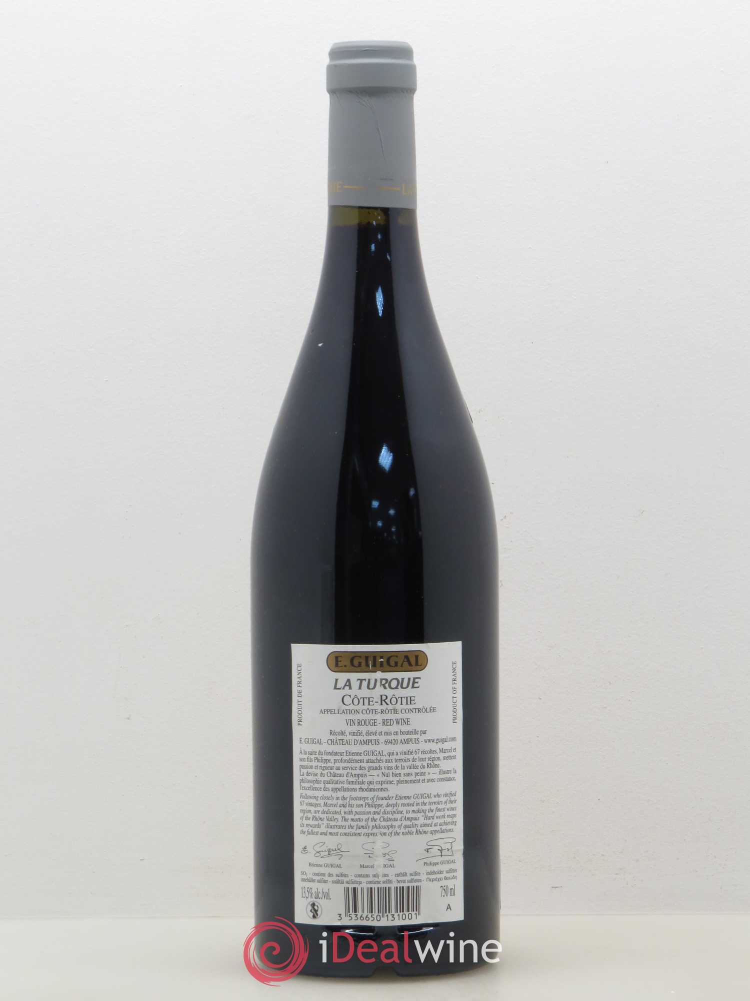 Côte-Rôtie La Turque Guigal 2006 - Lot de 1 bouteille - 1