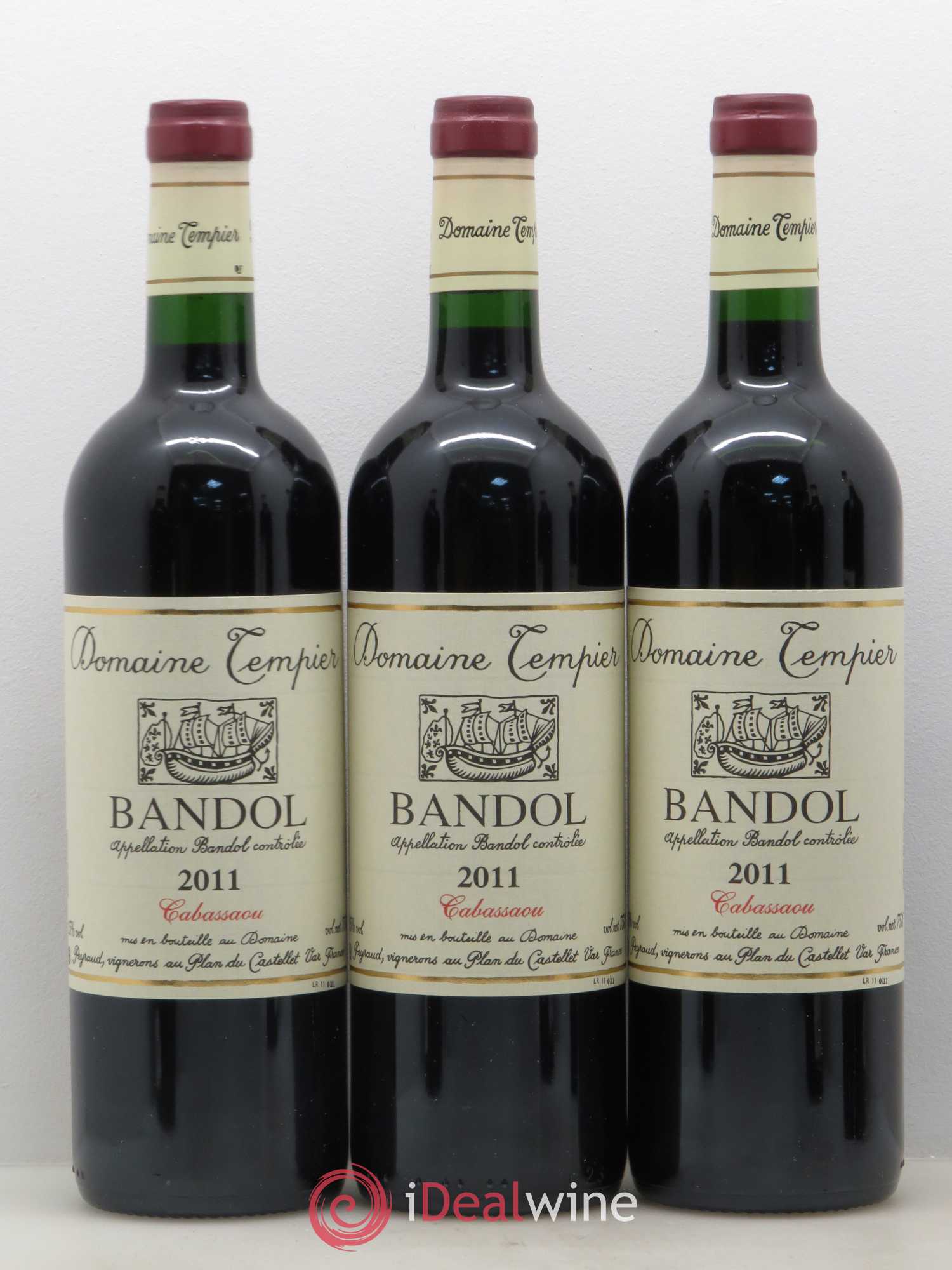Bandol Domaine Tempier Cuvée Cabassaou Famille Peyraud 2011 - Lot de 6 bouteilles - 2