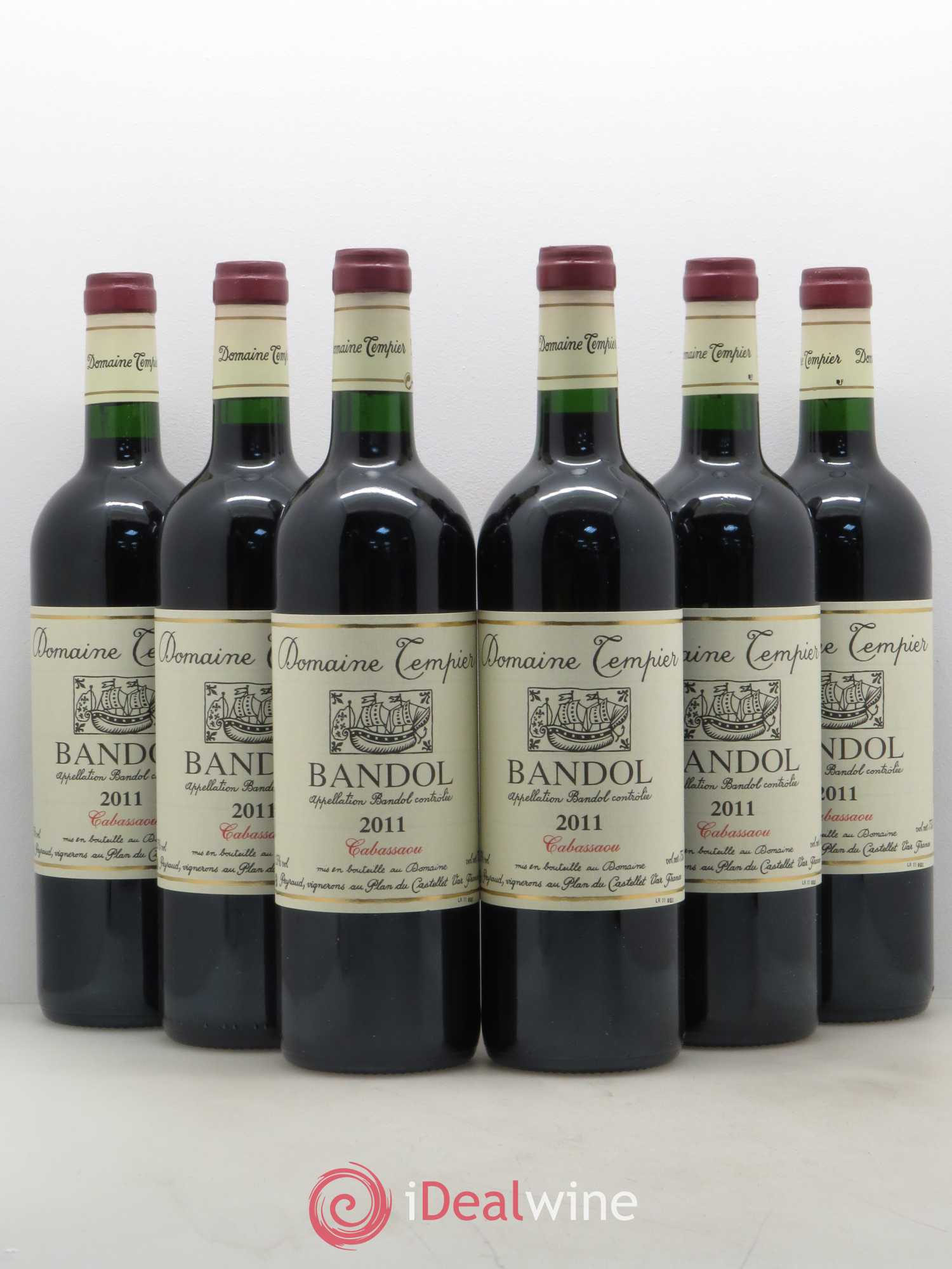 Bandol Domaine Tempier Cuvée Cabassaou Famille Peyraud 2011 - Lot de 6 bouteilles - 0