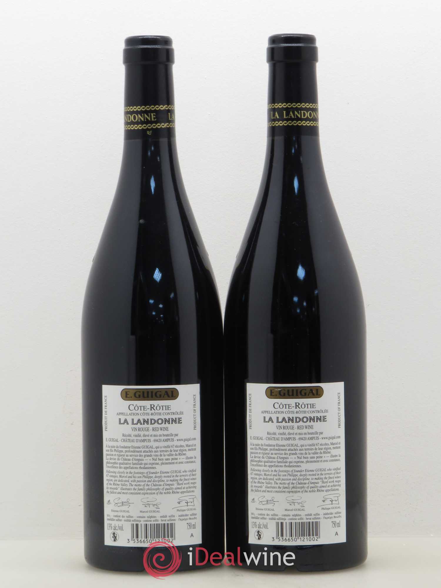 Côte-Rôtie La Landonne Guigal 2009 - Lot de 2 bouteilles - 1