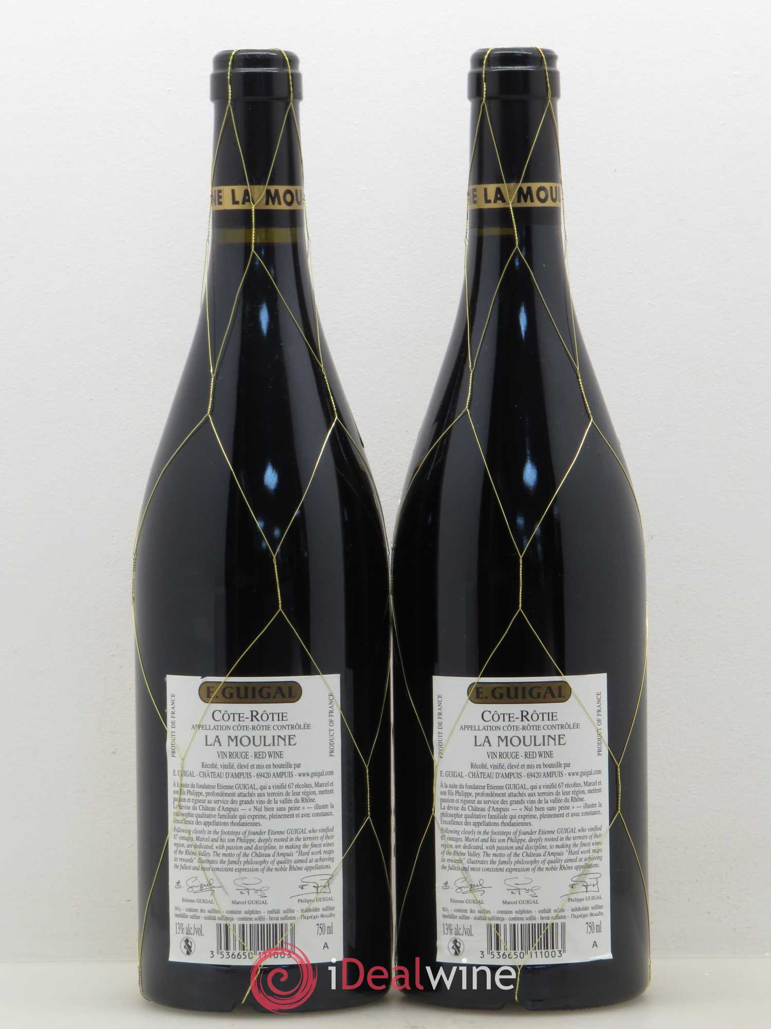 Côte-Rôtie La Mouline Guigal 2009 - Lot de 2 bouteilles - 1