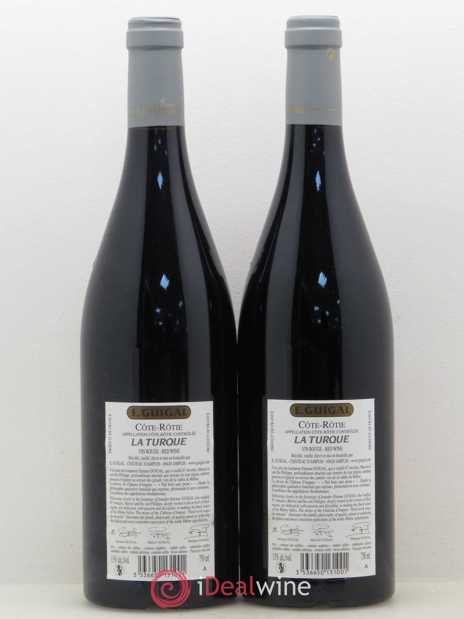 Côte-Rôtie La Turque Guigal 2009 - Lot de 2 bouteilles - 1
