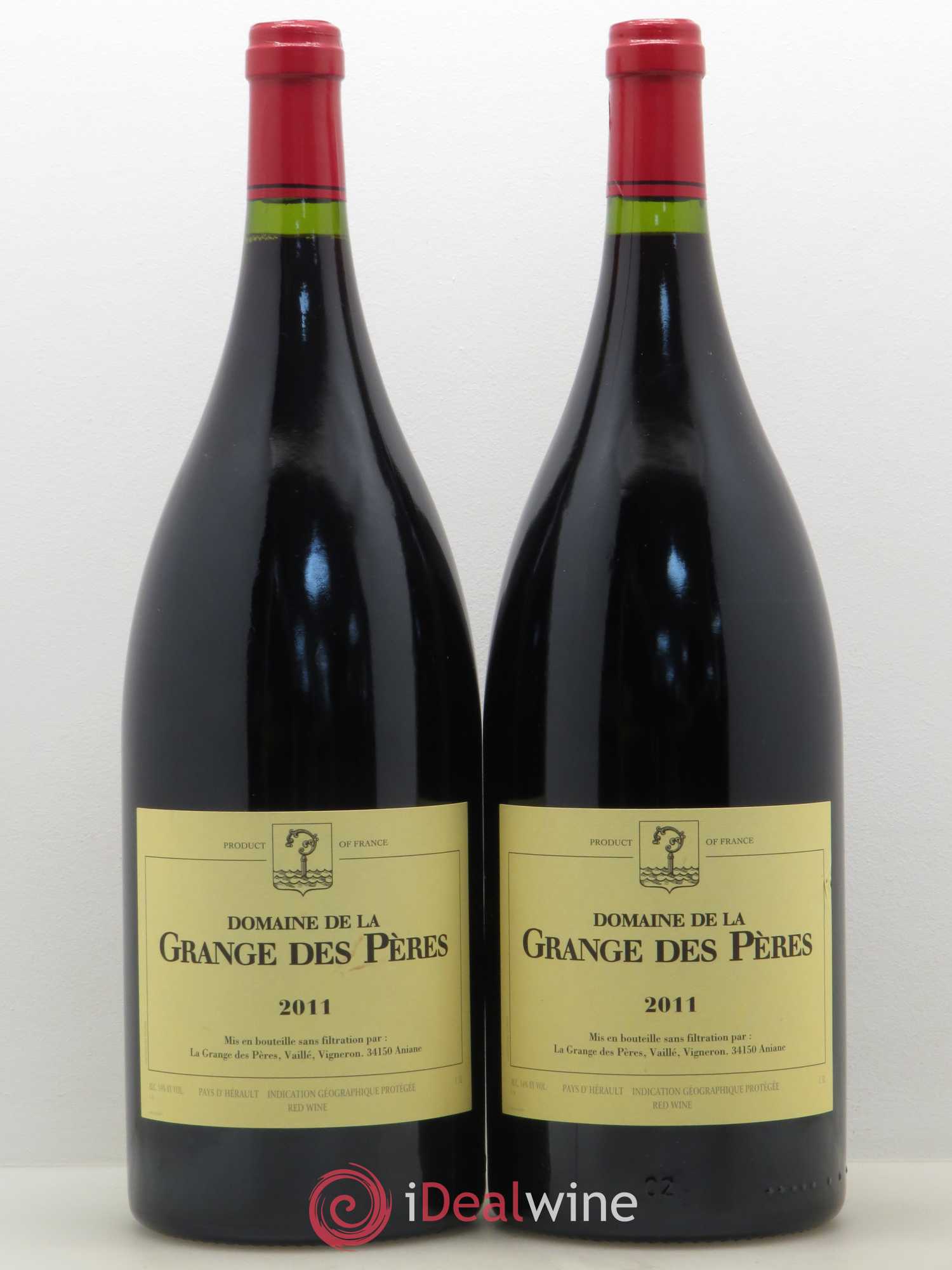 Pays d'Hérault Grange des Pères Laurent Vaillé 2011 - Lot de 2 magnums - 0