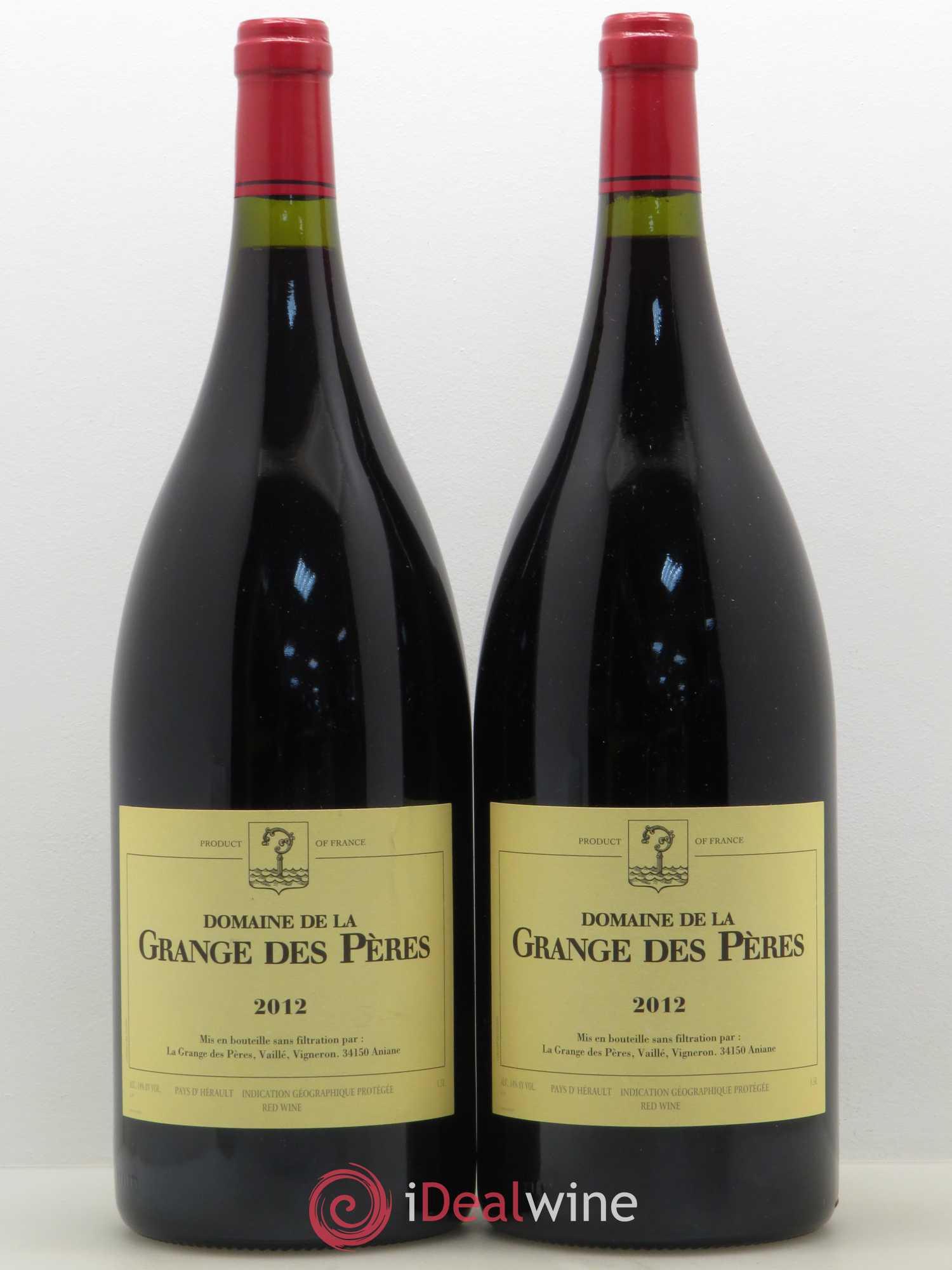 Pays d'Hérault Grange des Pères Laurent Vaillé 2012 - Lot de 2 magnums - 0