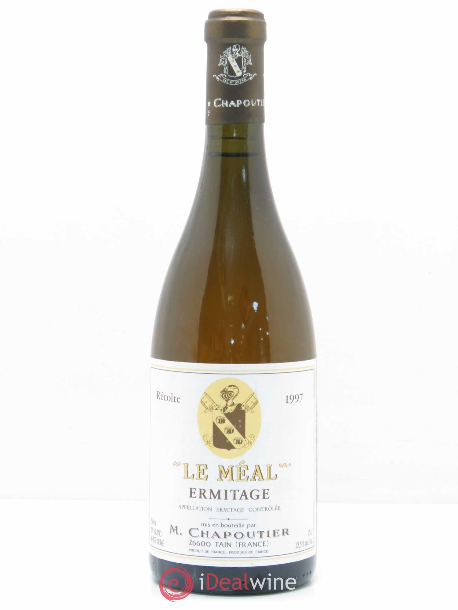 Hermitage Ermitage Le Méal Chapoutier 1997 - Lot de 1 bouteille - 0