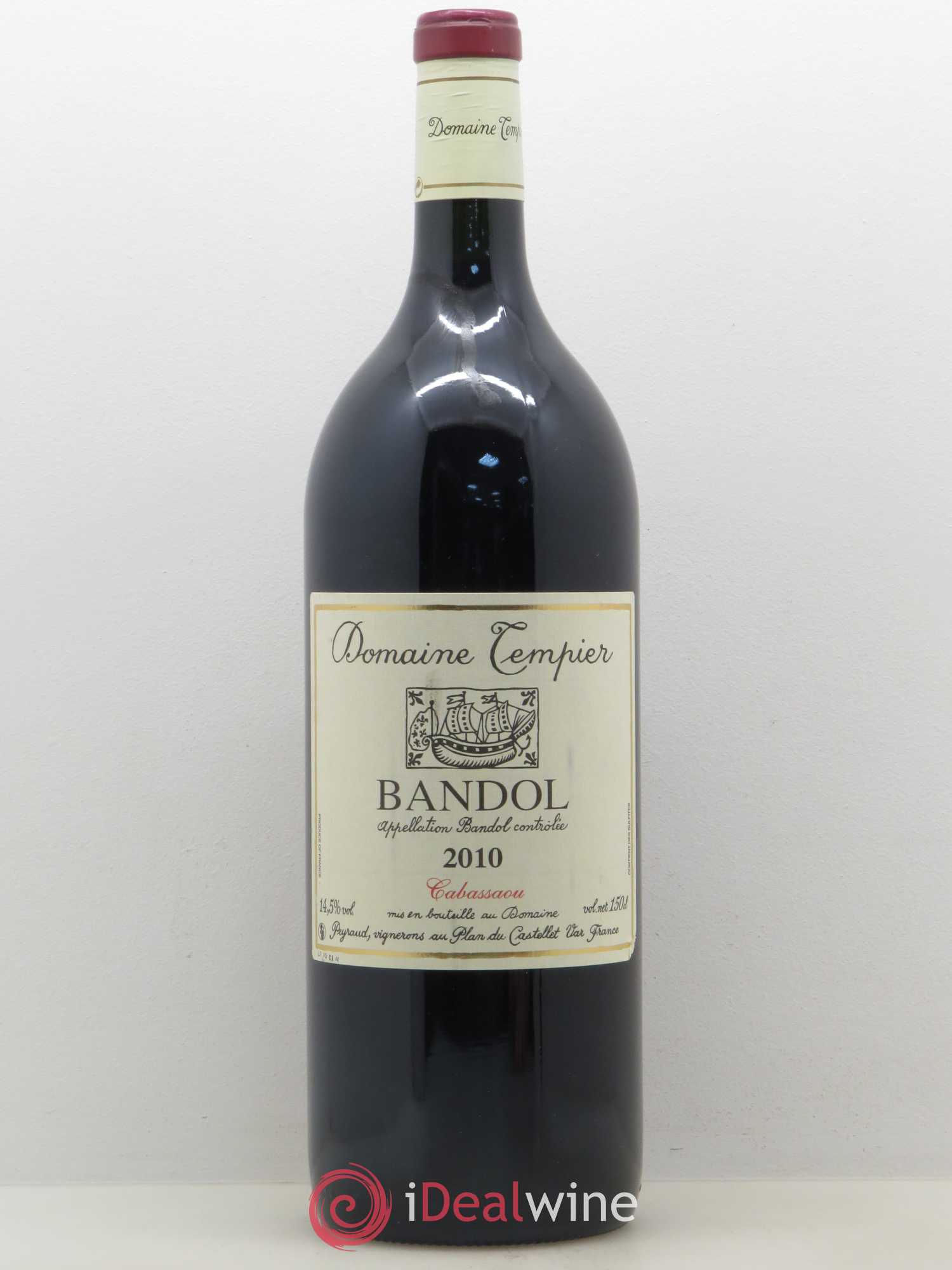 Bandol Domaine Tempier Cuvée Cabassaou Famille Peyraud 2010 - Lot de 1 magnum - 0