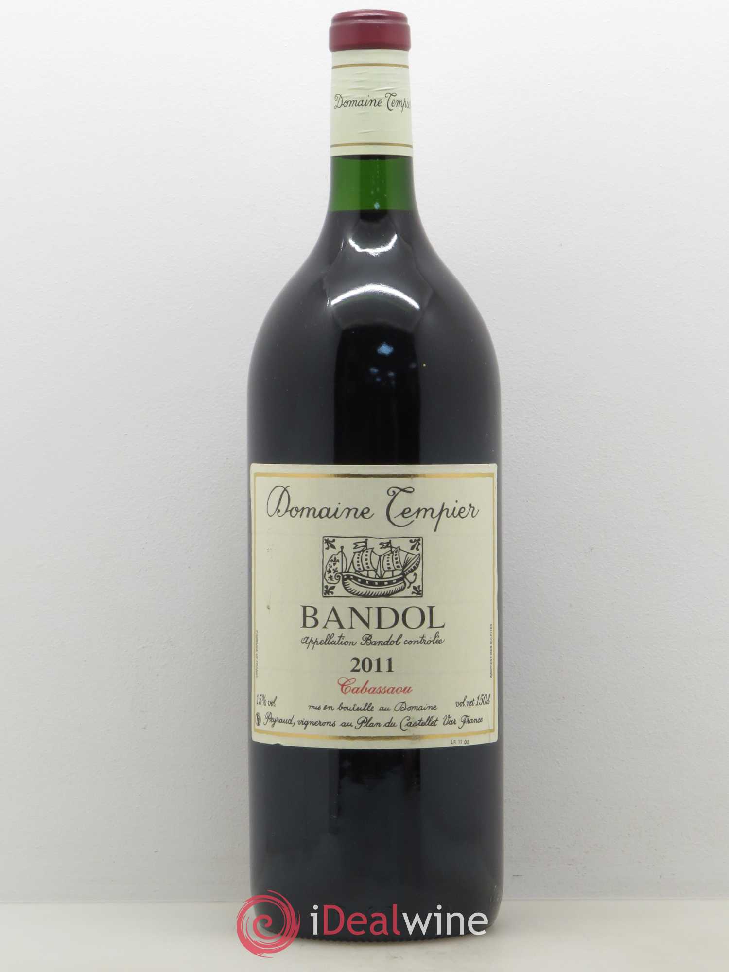 Bandol Domaine Tempier Cuvée Cabassaou Famille Peyraud 2011 - Lot de 1 magnum - 0