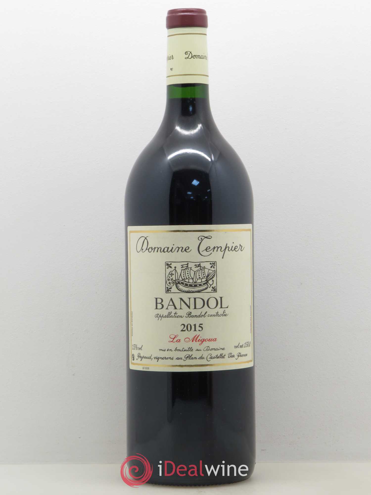 Bandol Domaine Tempier Cuvée La Migoua Famille Peyraud 2015 - Lot de 1 magnum - 0