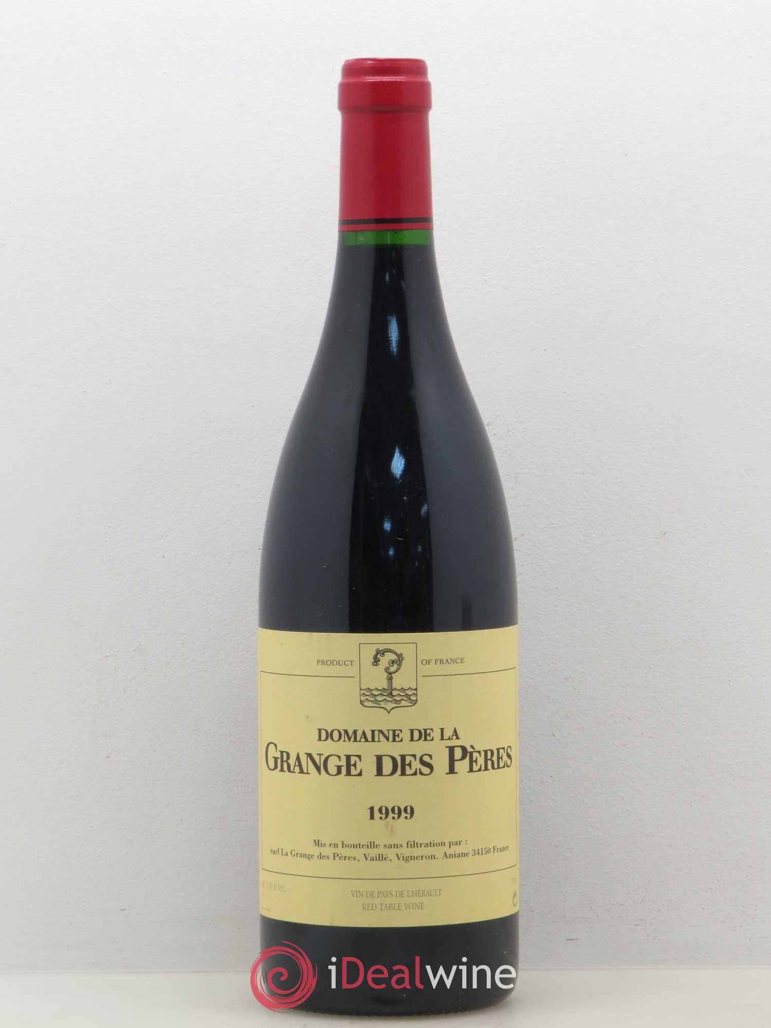 Pays d'Hérault Grange des Pères Laurent Vaillé 1999 - Lot de 1 bouteille - 0