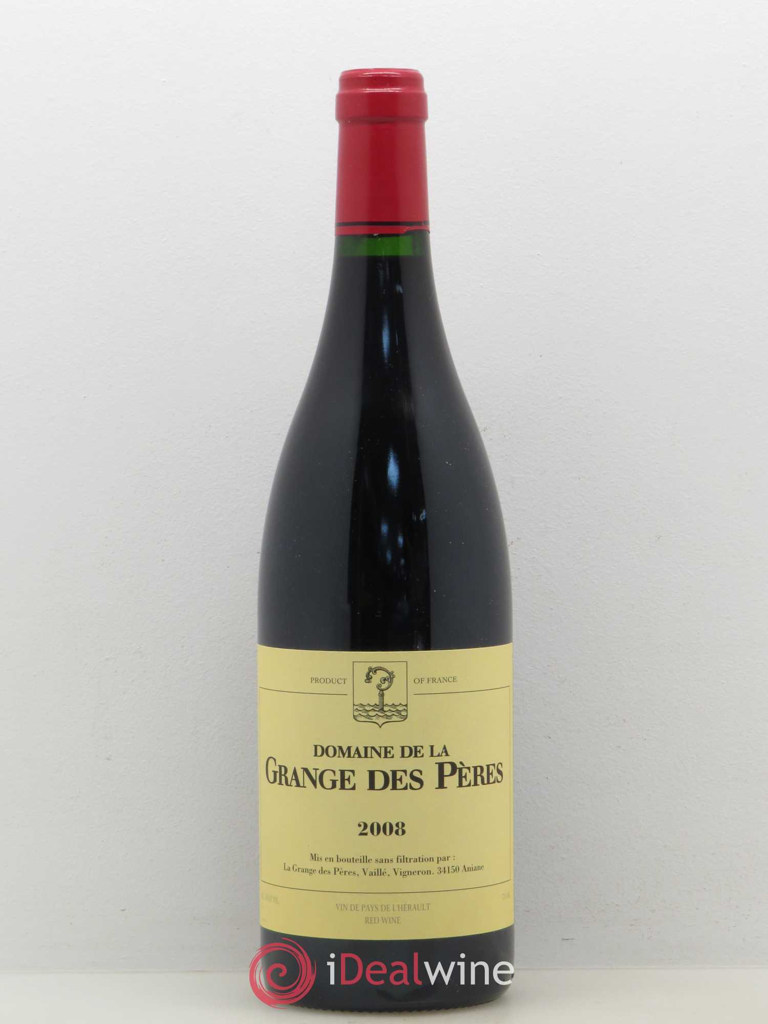 Pays d'Hérault Grange des Pères Laurent Vaillé 2008 - Lot de 1 bouteille - 0