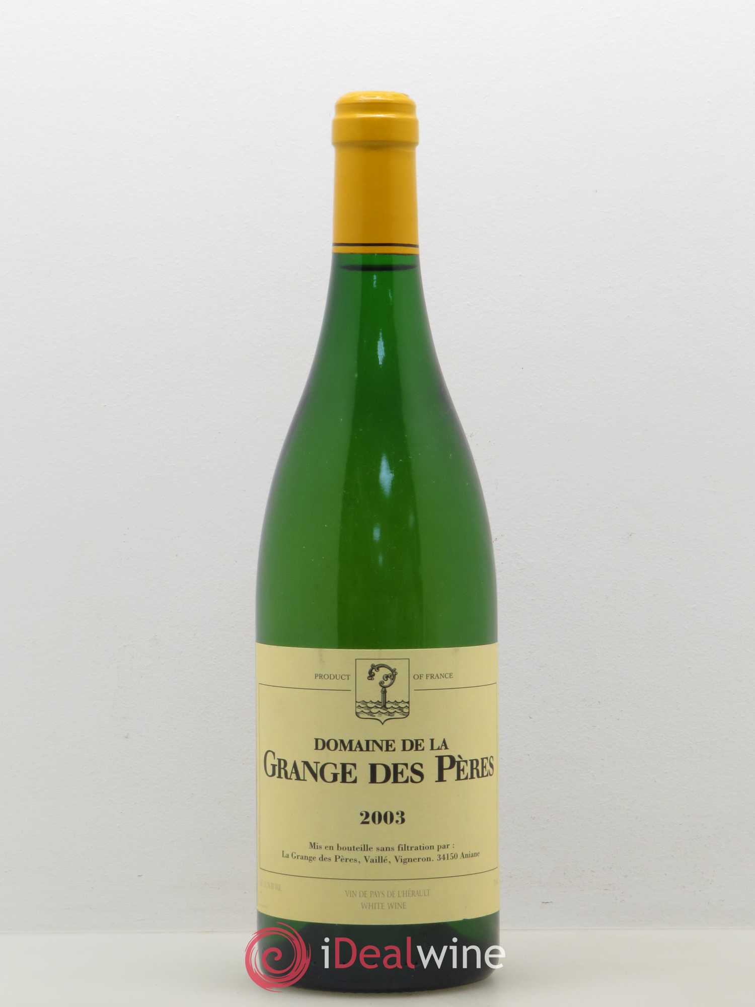 Pays d'Hérault Grange des Pères Laurent Vaillé 2003 - Lot de 1 bouteille - 0