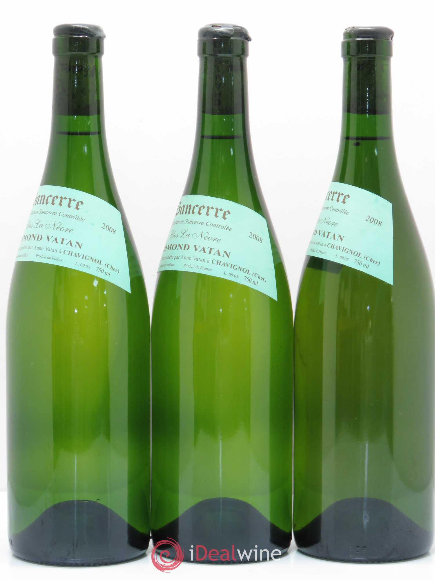Sancerre Clos la Neore Edmond Vatan 2008 - Lot de 3 bouteilles - 1