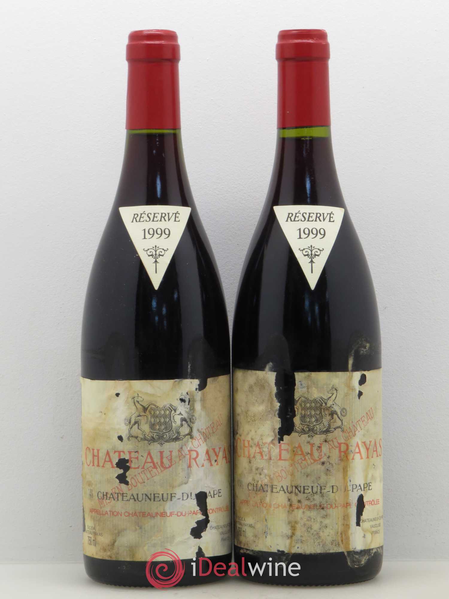 Châteauneuf-du-Pape Château Rayas Emmanuel Reynaud 1999 - Lot de 2 bouteilles - 0