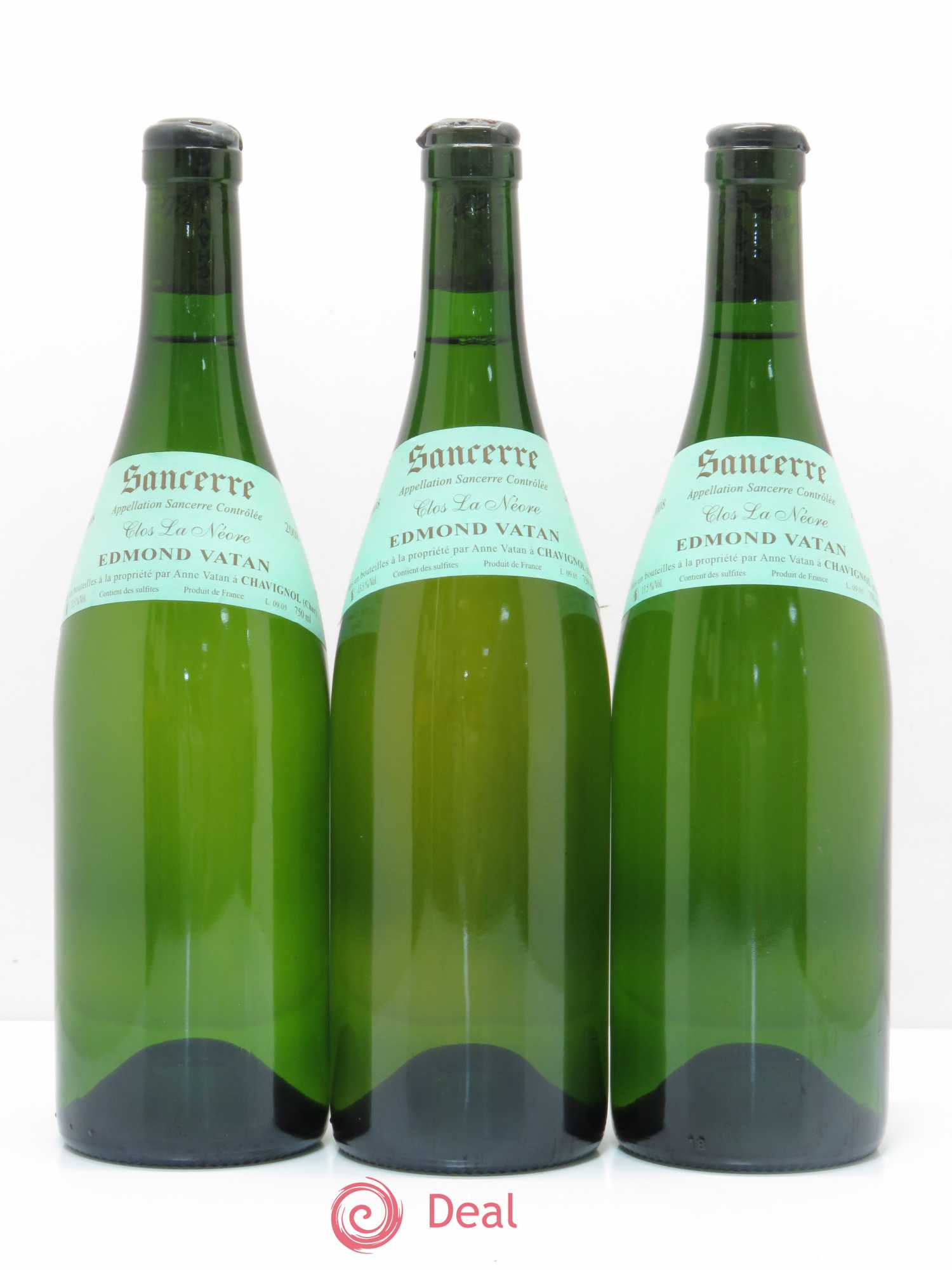 Sancerre Clos la Neore Edmond Vatan 2008 - Lot de 3 bouteilles - 0