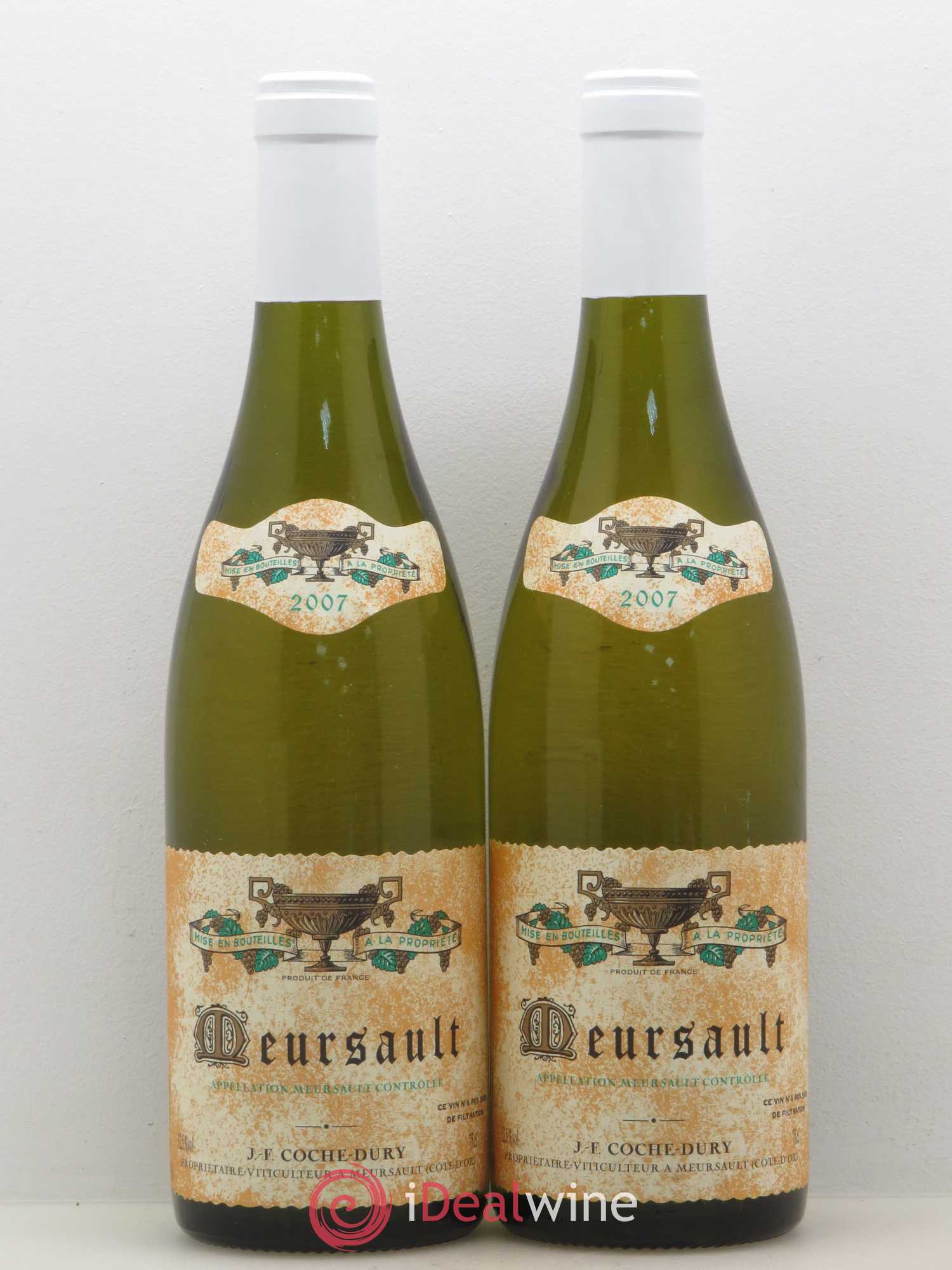 Meursault Coche Dury (Domaine) 2007 - Lot de 2 bouteilles - 0