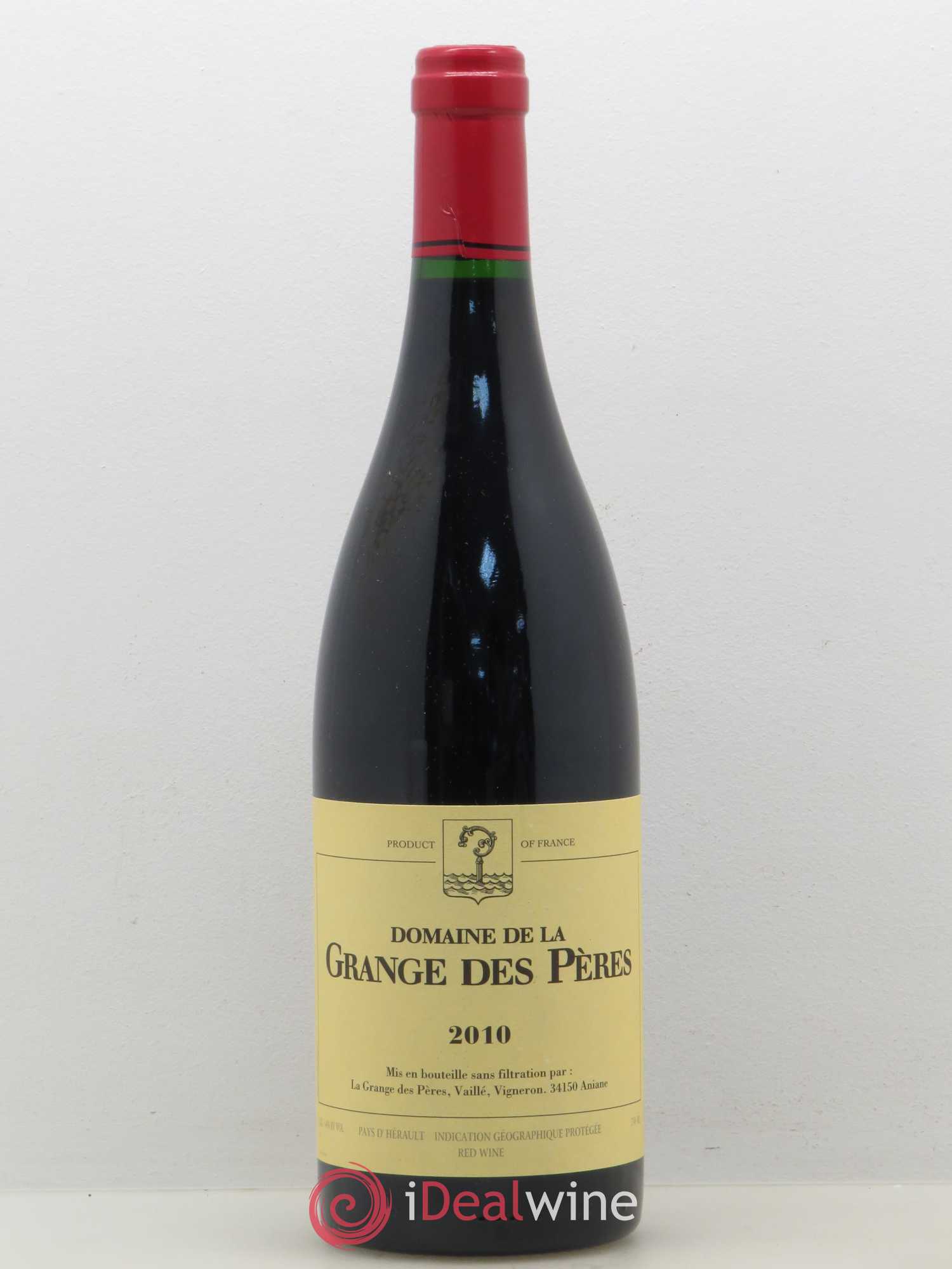 Pays d'Hérault Grange des Pères Laurent Vaillé 2010 - Lot de 1 bouteille - 0
