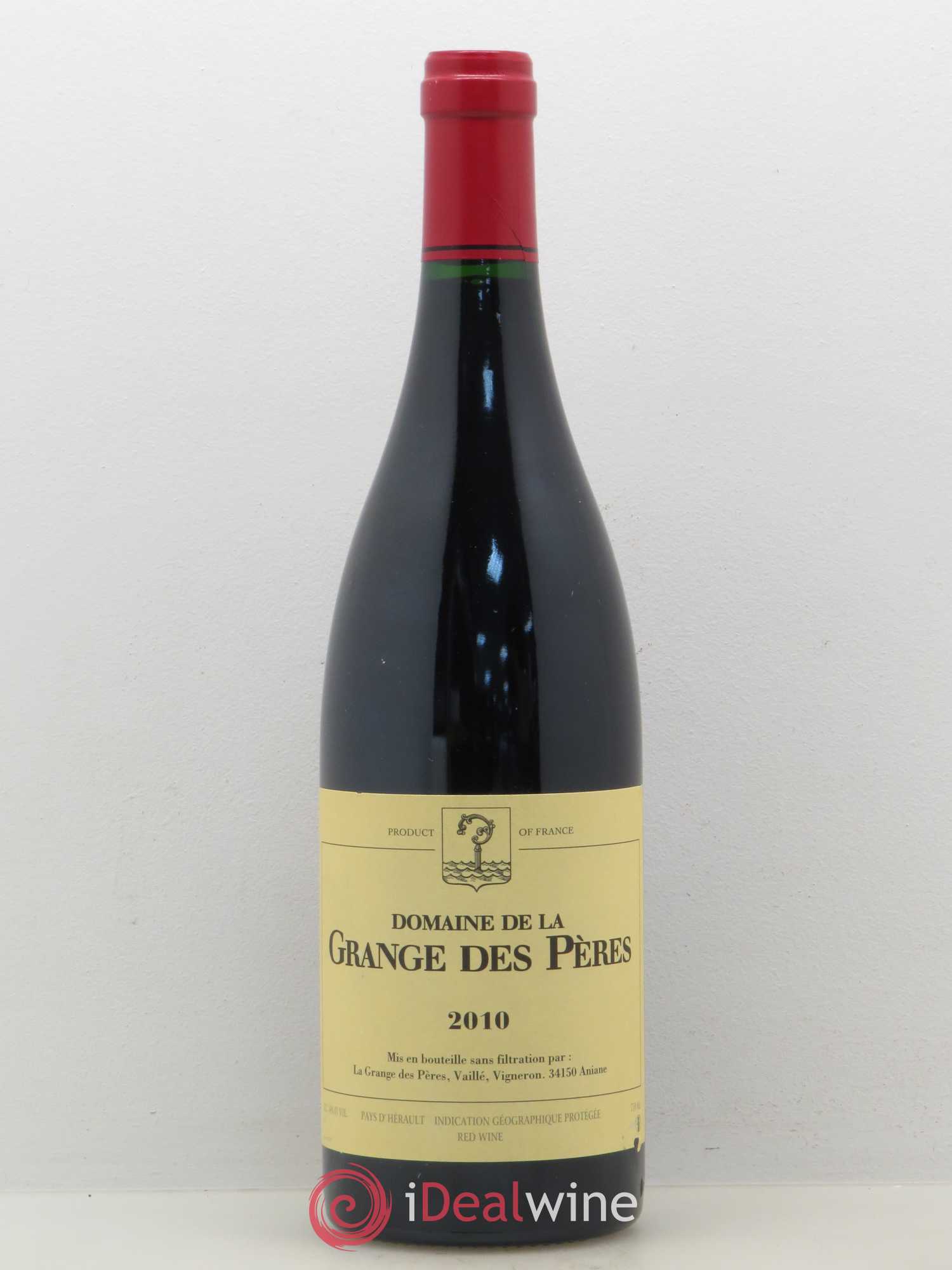 Pays d'Hérault Grange des Pères Laurent Vaillé 2010 - Lot de 1 bouteille - 0