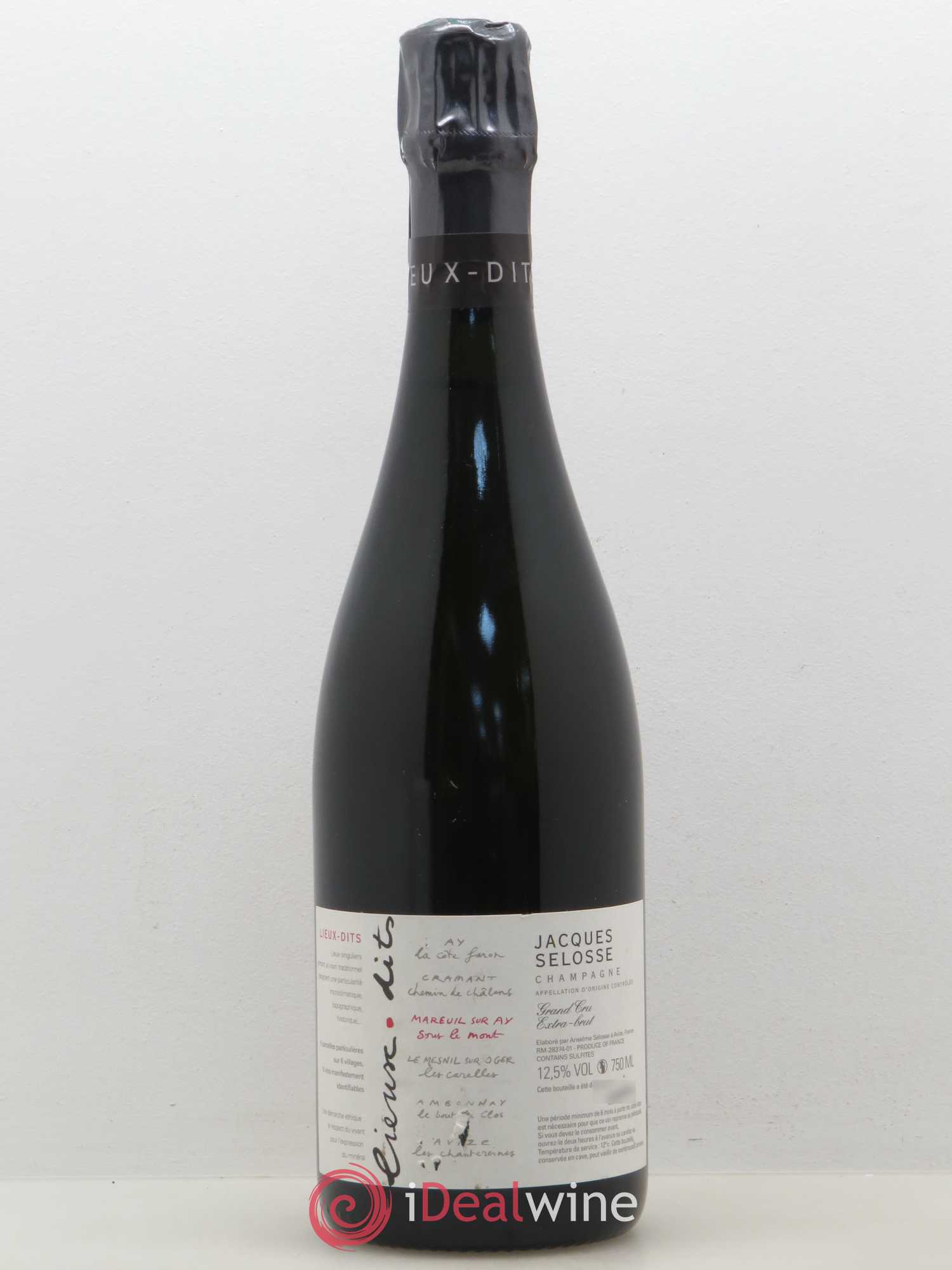 Mareuil sur Ay Sous le Mont Extra-Brut Jacques Selosse - Lot de 1 bouteille - 0
