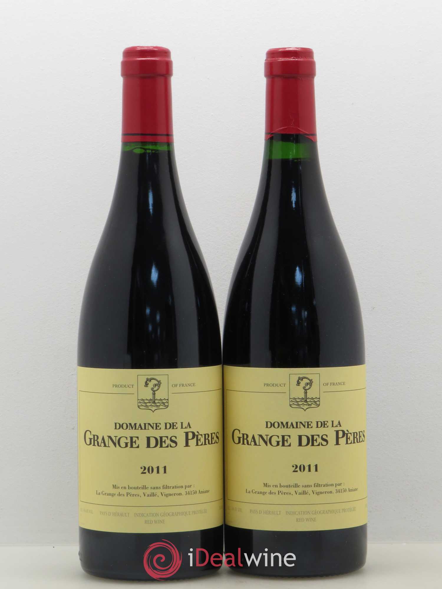 Pays d'Hérault Grange des Pères Laurent Vaillé 2011 - Lot de 2 bouteilles - 0