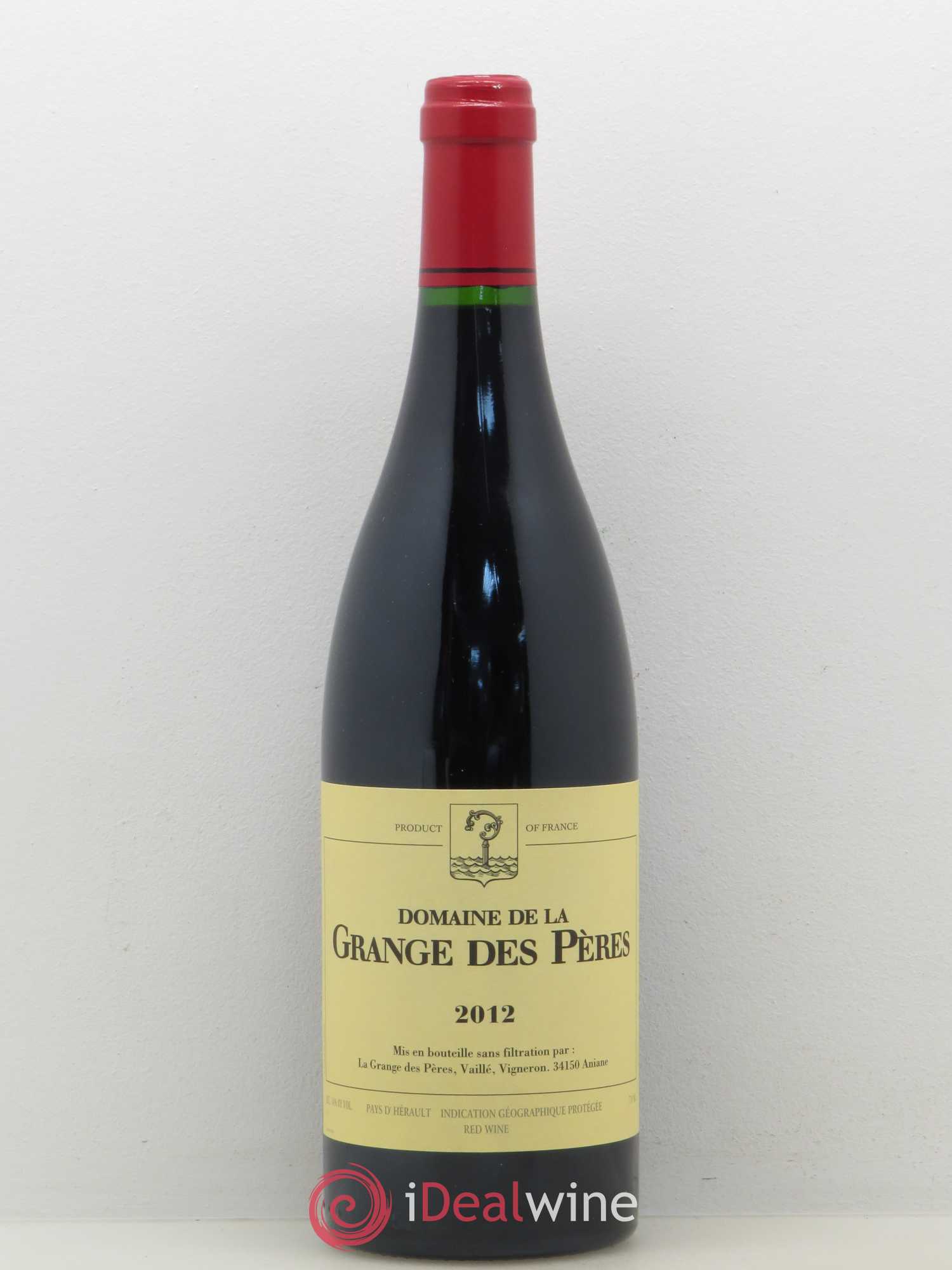 Pays d'Hérault Grange des Pères Laurent Vaillé 2012 - Lot de 1 bouteille - 0