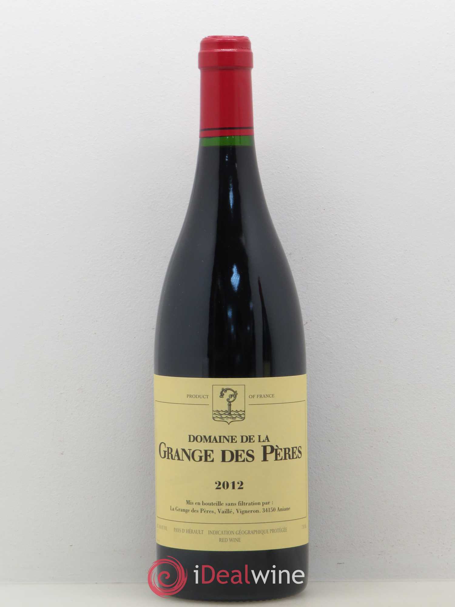 Pays d'Hérault Grange des Pères Laurent Vaillé 2012 - Lot de 1 bouteille - 0