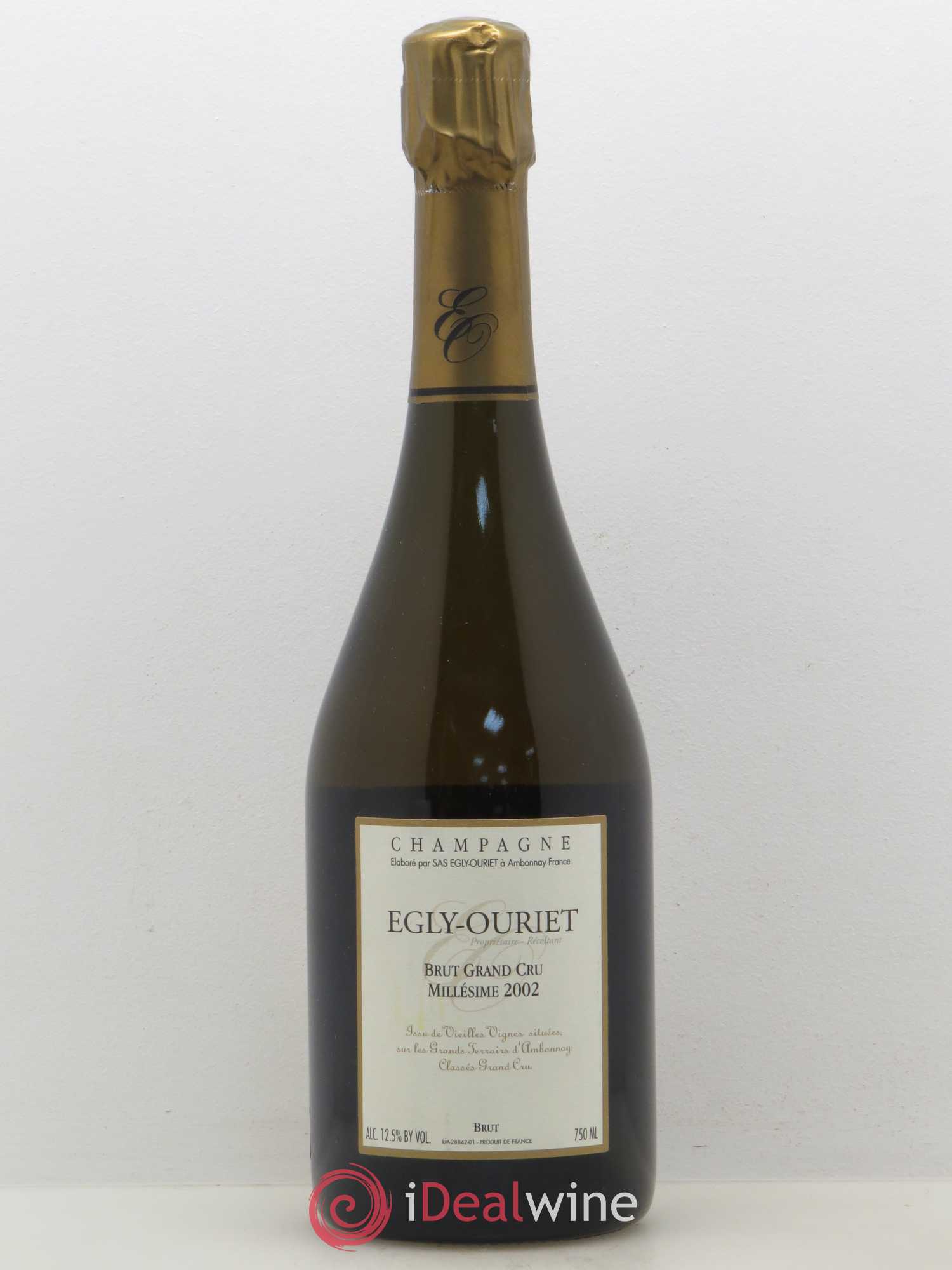 Grand Cru Brut Egly-Ouriet 2002 - Lot de 1 bouteille - 0