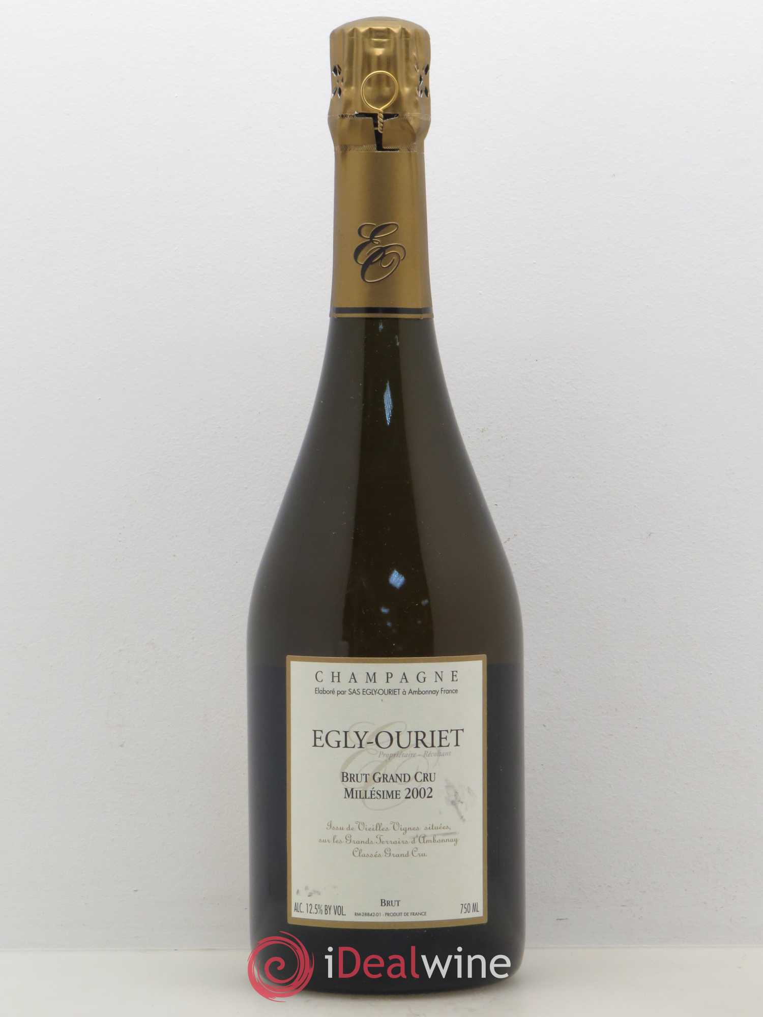 Grand Cru Brut Egly-Ouriet 2002 - Lot de 1 bouteille - 0