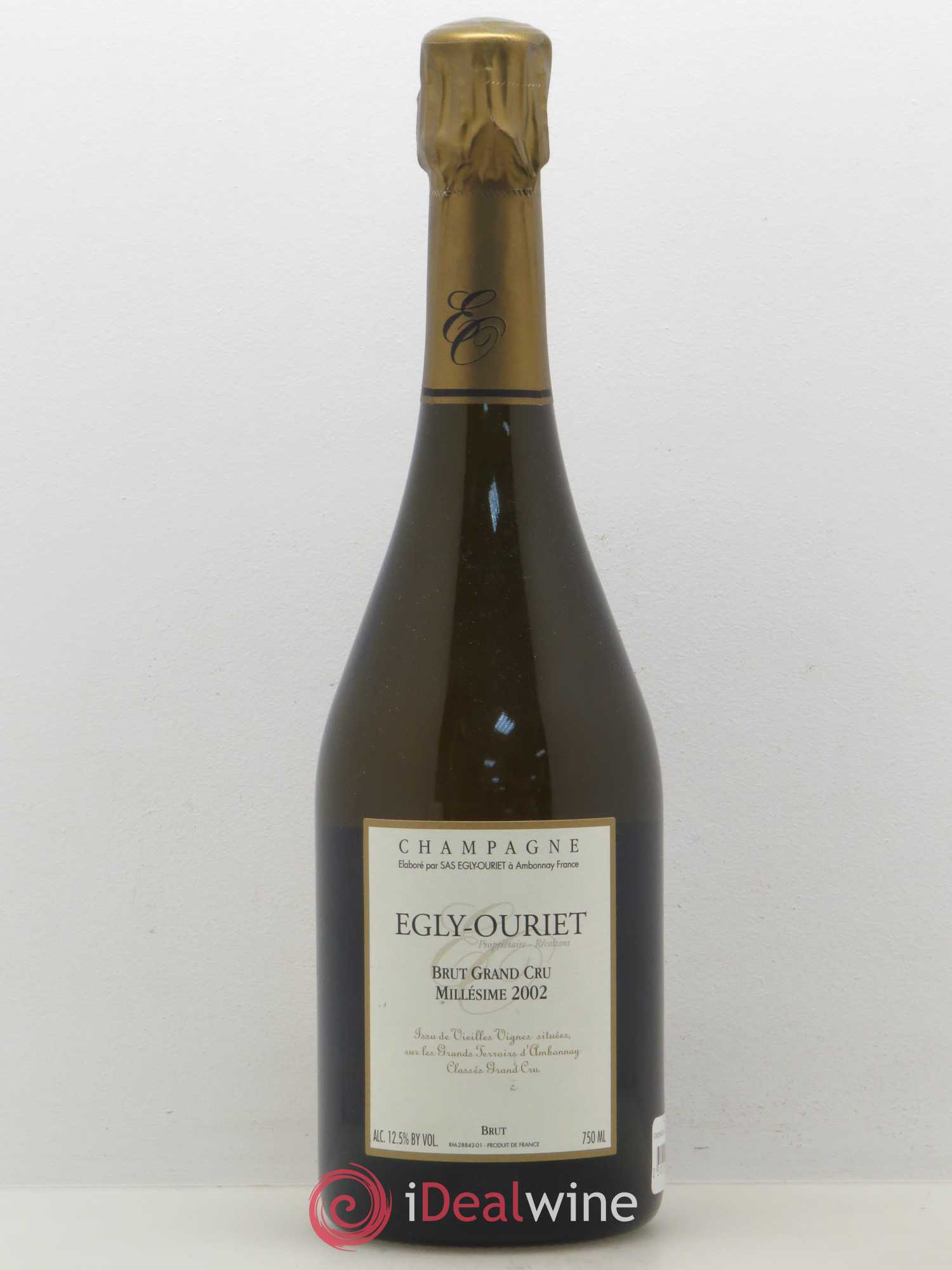 Grand Cru Brut Egly-Ouriet 2002 - Lot de 1 bouteille - 0