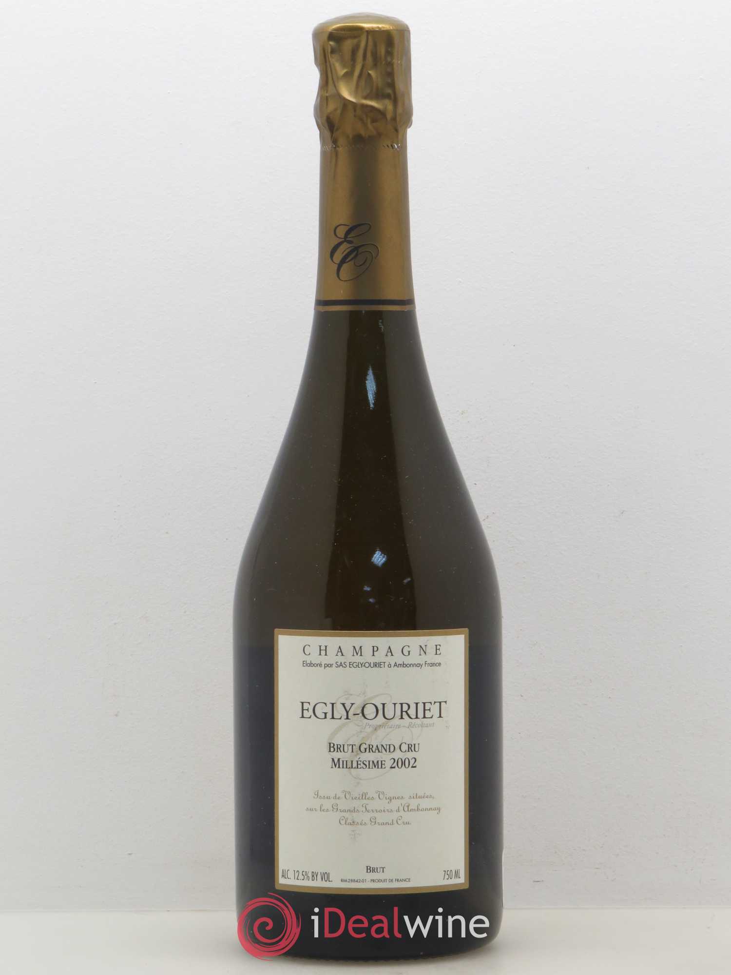 Grand Cru Brut Egly-Ouriet 2002 - Lot de 1 bouteille - 0