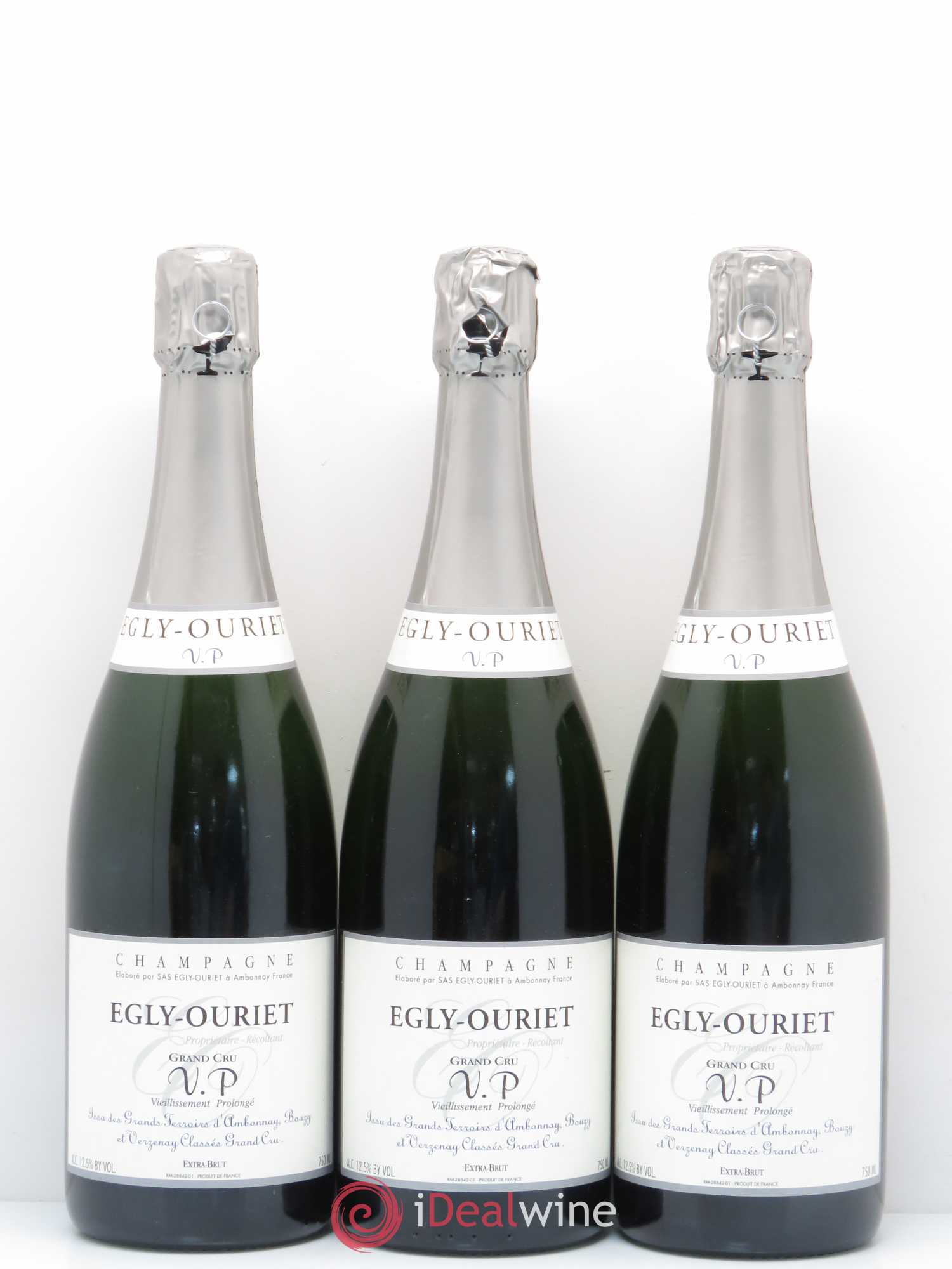 Extra-Brut VP Egly-Ouriet - Lot de 3 bouteilles - 0