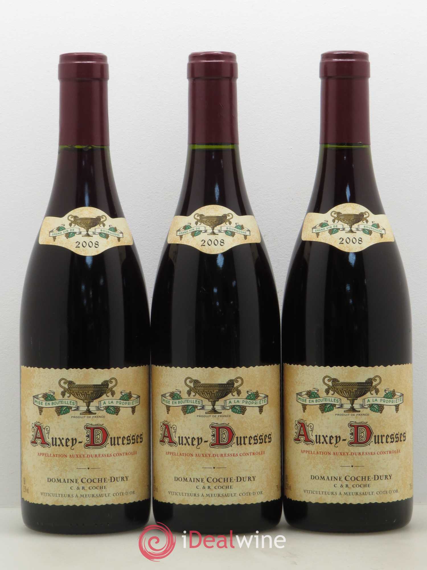 Auxey-Duresses Coche Dury (Domaine) 2008 - Lot de 3 bouteilles - 0