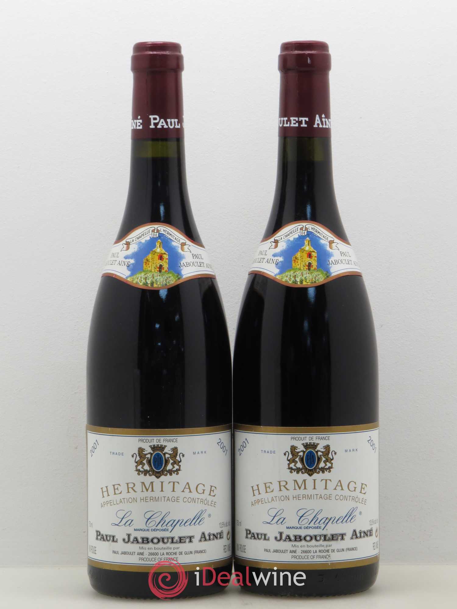 Hermitage La Chapelle Paul Jaboulet Ainé 2001 - Lot de 2 bouteilles - 0