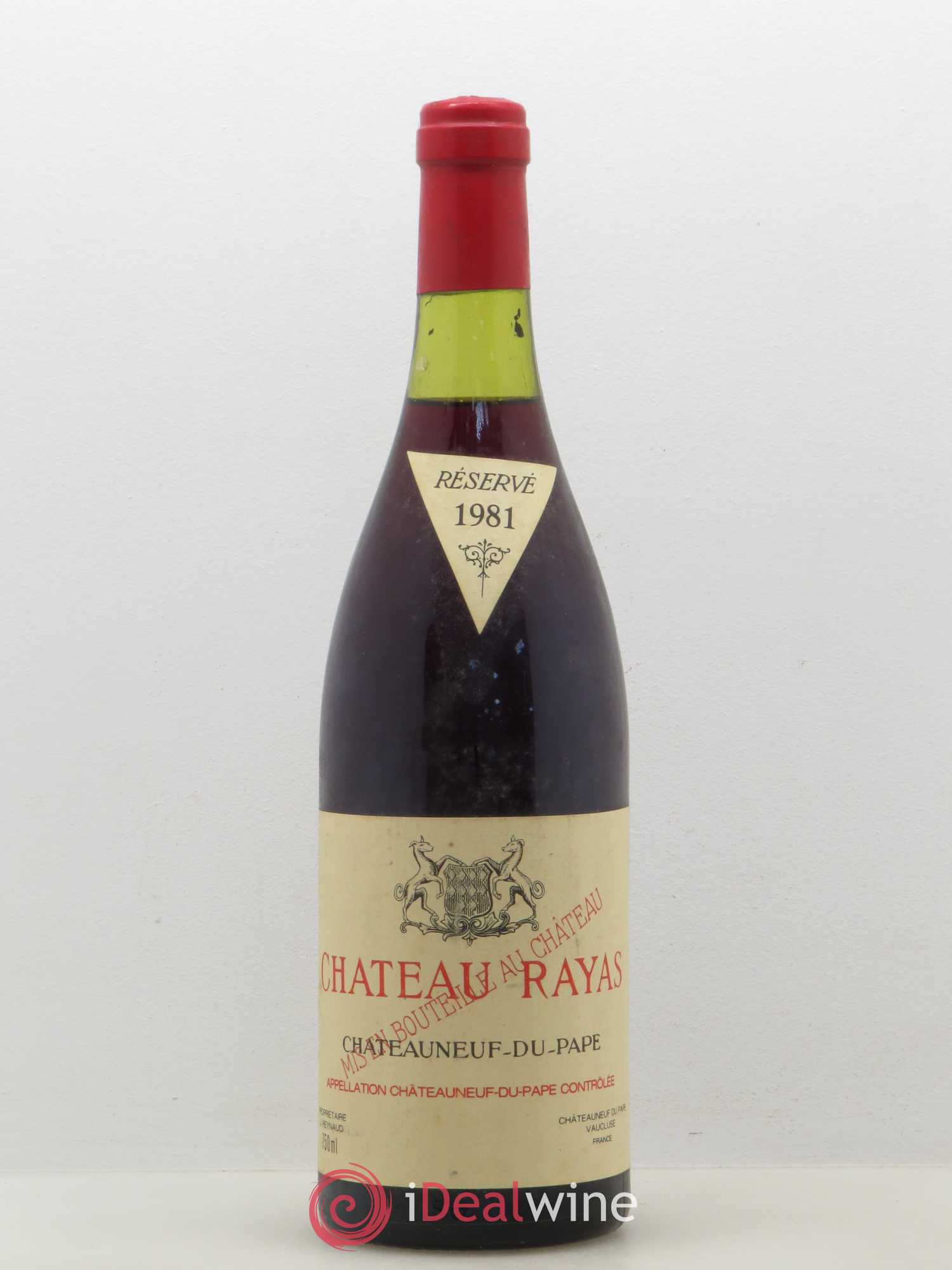 Châteauneuf-du-Pape Château Rayas Emmanuel Reynaud 1981 - Lot de 1 bouteille - 0