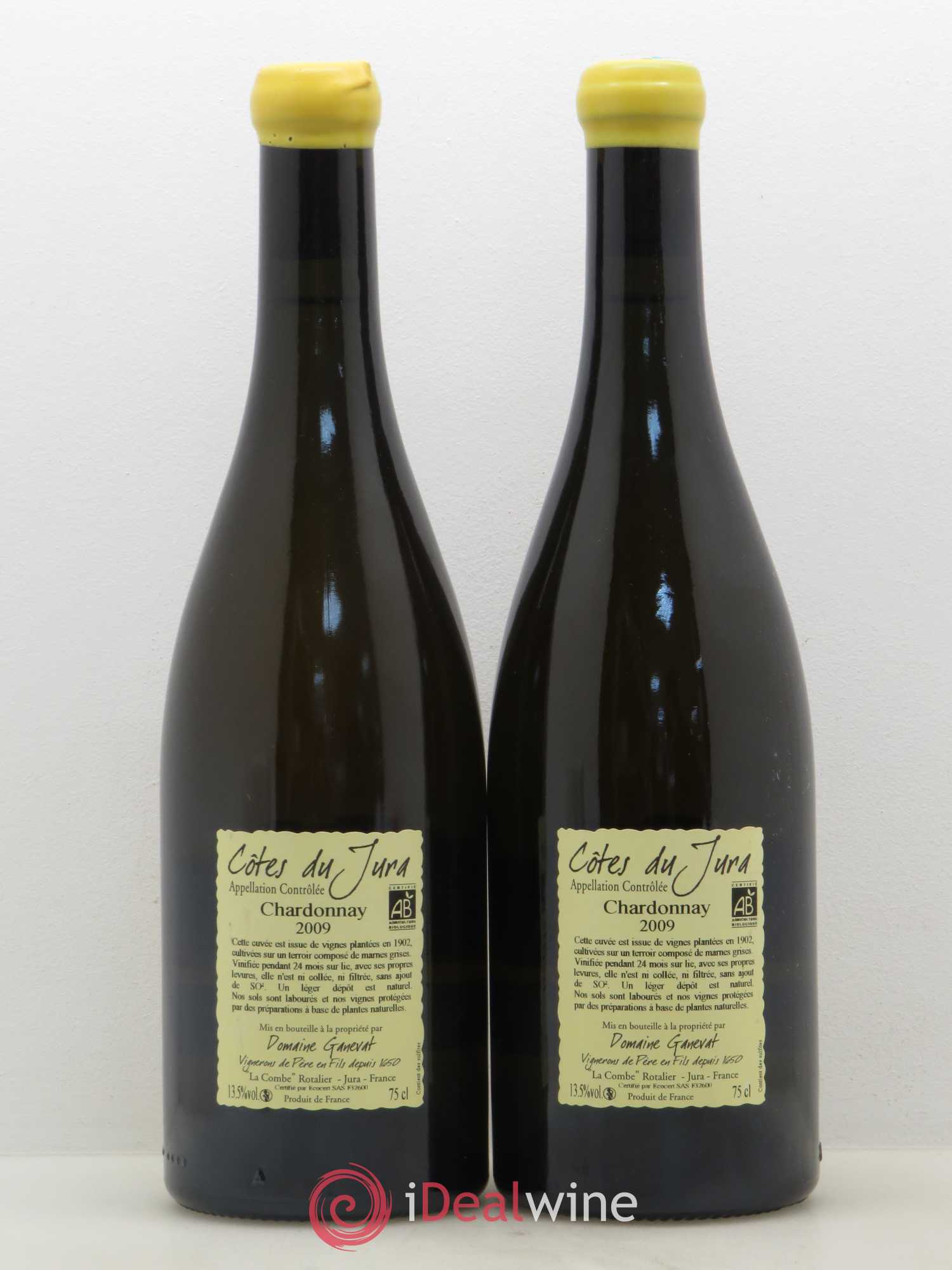 Côtes du Jura Les Chalasses Vieilles Vignes Jean-François Ganevat (Domaine) 2009 - Lot de 2 bouteilles - 1