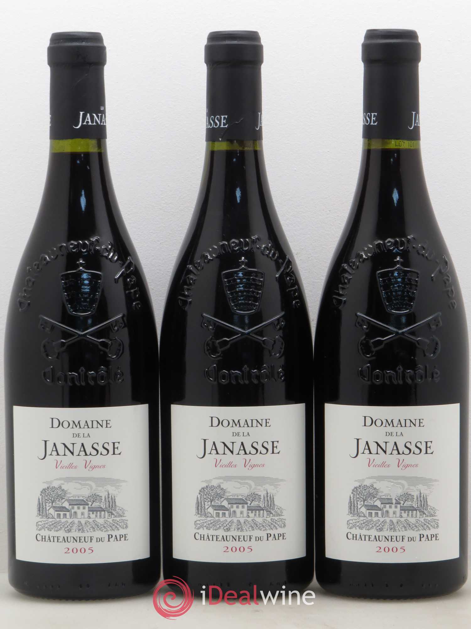 Châteauneuf-du-Pape Cuvée Vieilles Vignes La Janasse (Domaine de) 2005 - Lot de 3 bouteilles - 0