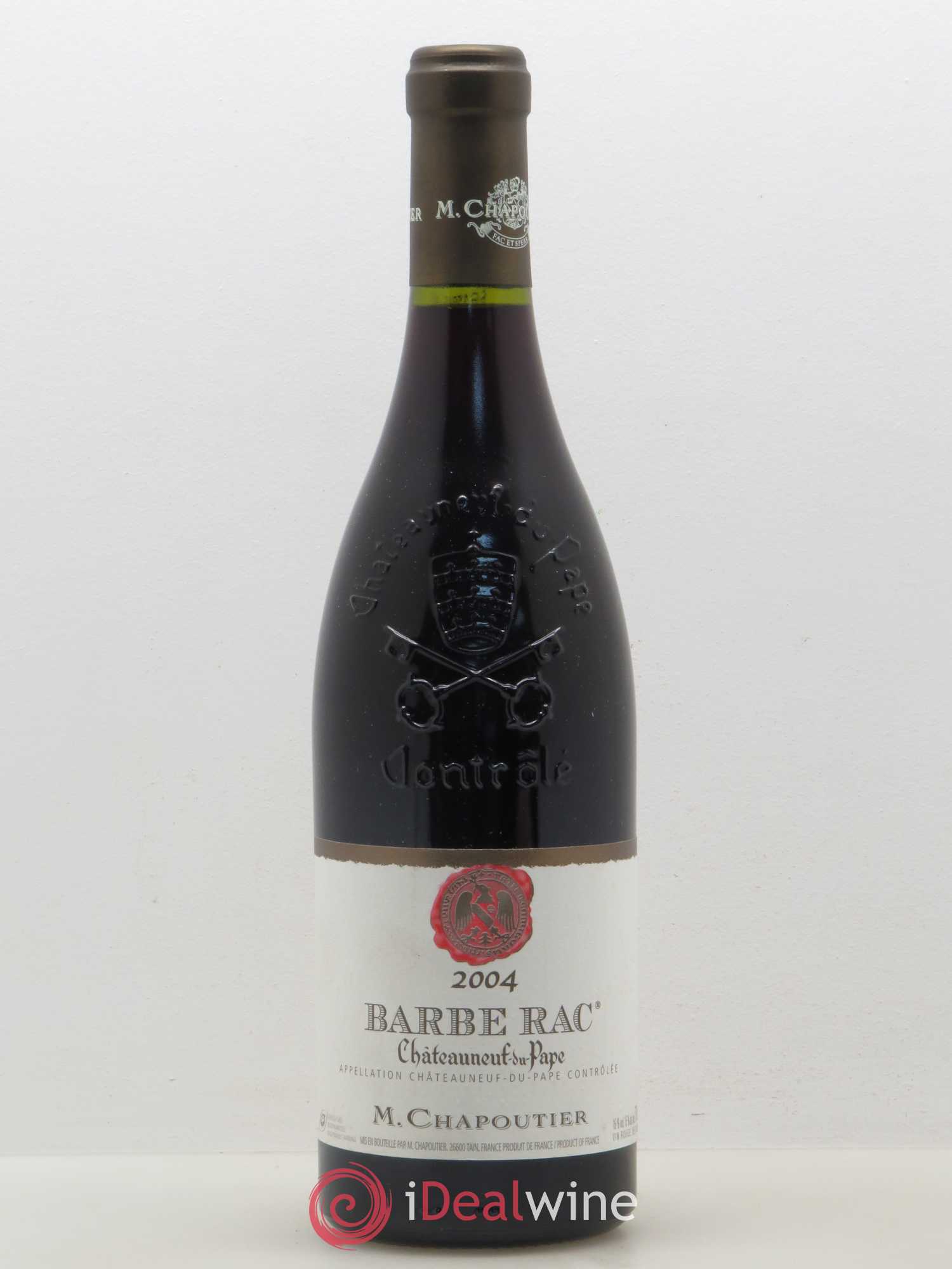 Châteauneuf-du-Pape Barbe Rac Chapoutier 2004 - Lot de 1 bouteille - 0