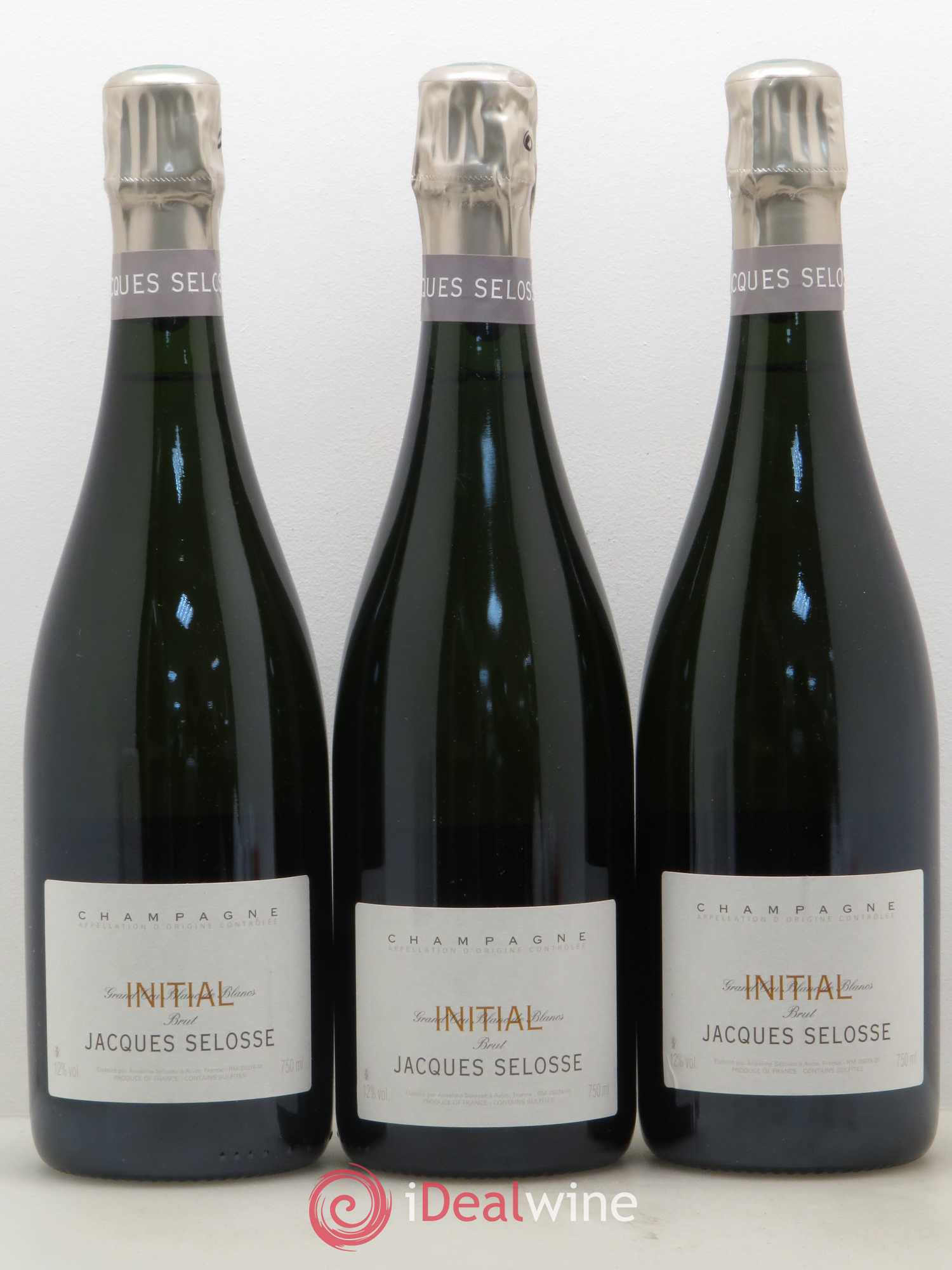Initial Brut Jacques Selosse - Lot de 3 bouteilles - 0