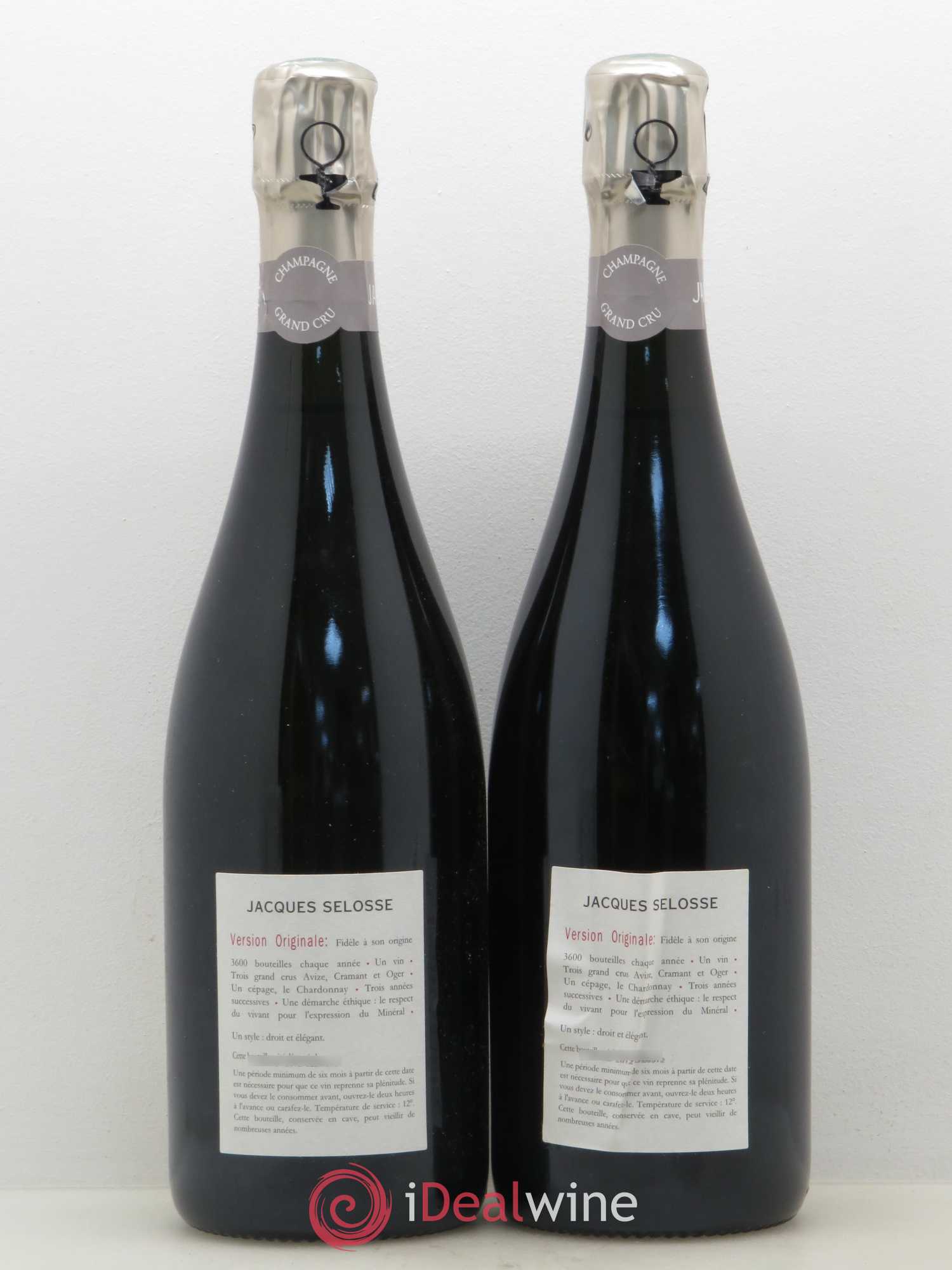 Version Originale Jacques Selosse - Lot de 2 bouteilles - 1