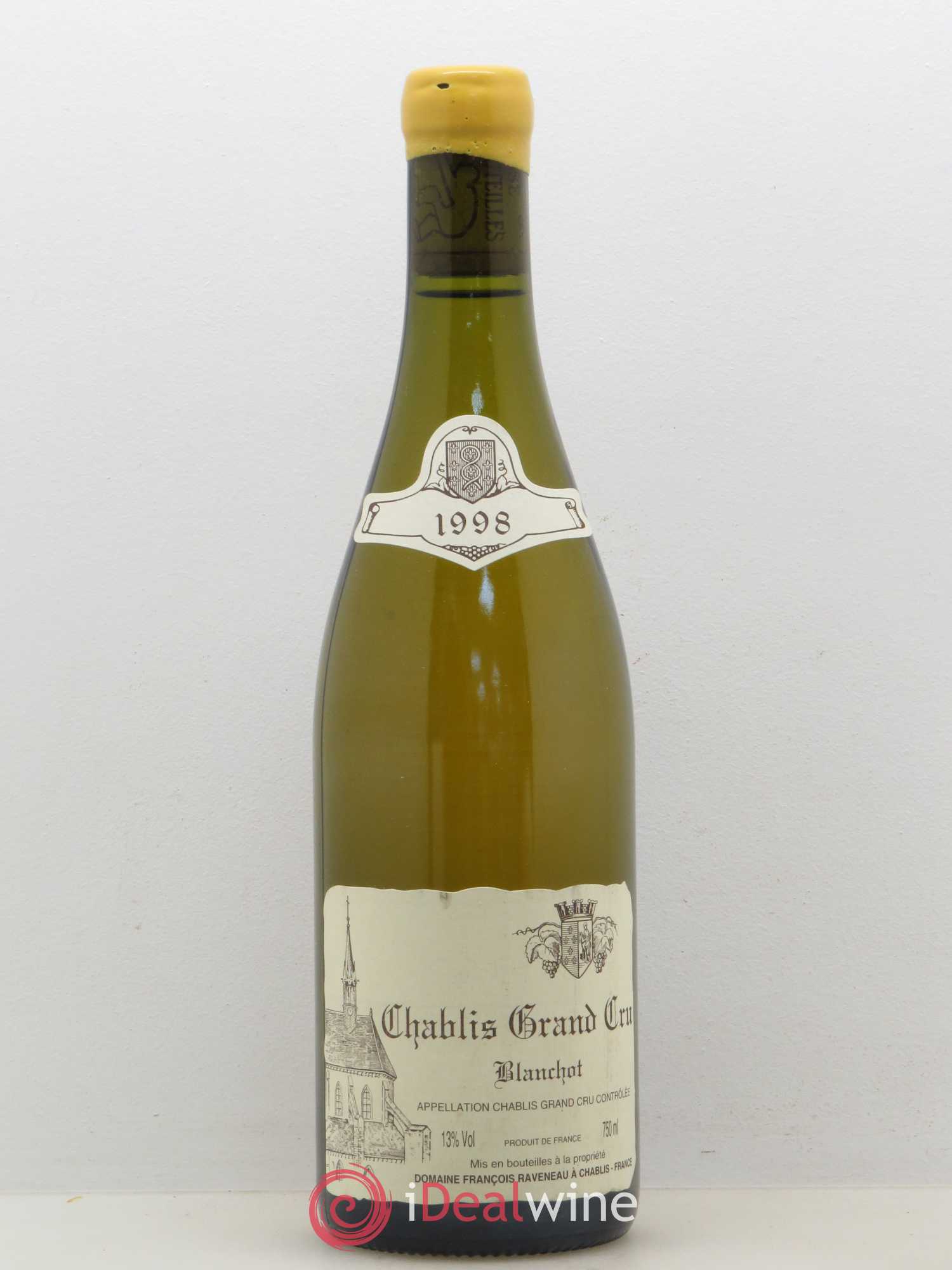 Chablis Grand Cru Blanchot Raveneau (Domaine) 1998 - Lot de 1 bouteille - 0