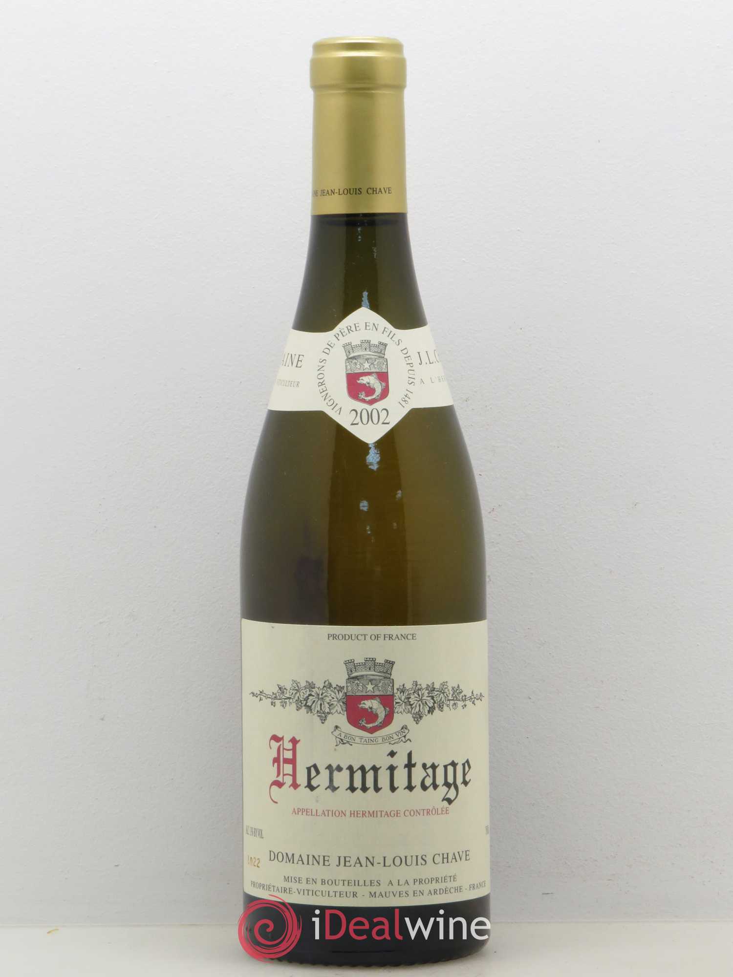 Hermitage Jean-Louis Chave 2002 - Lot de 1 bouteille - 0