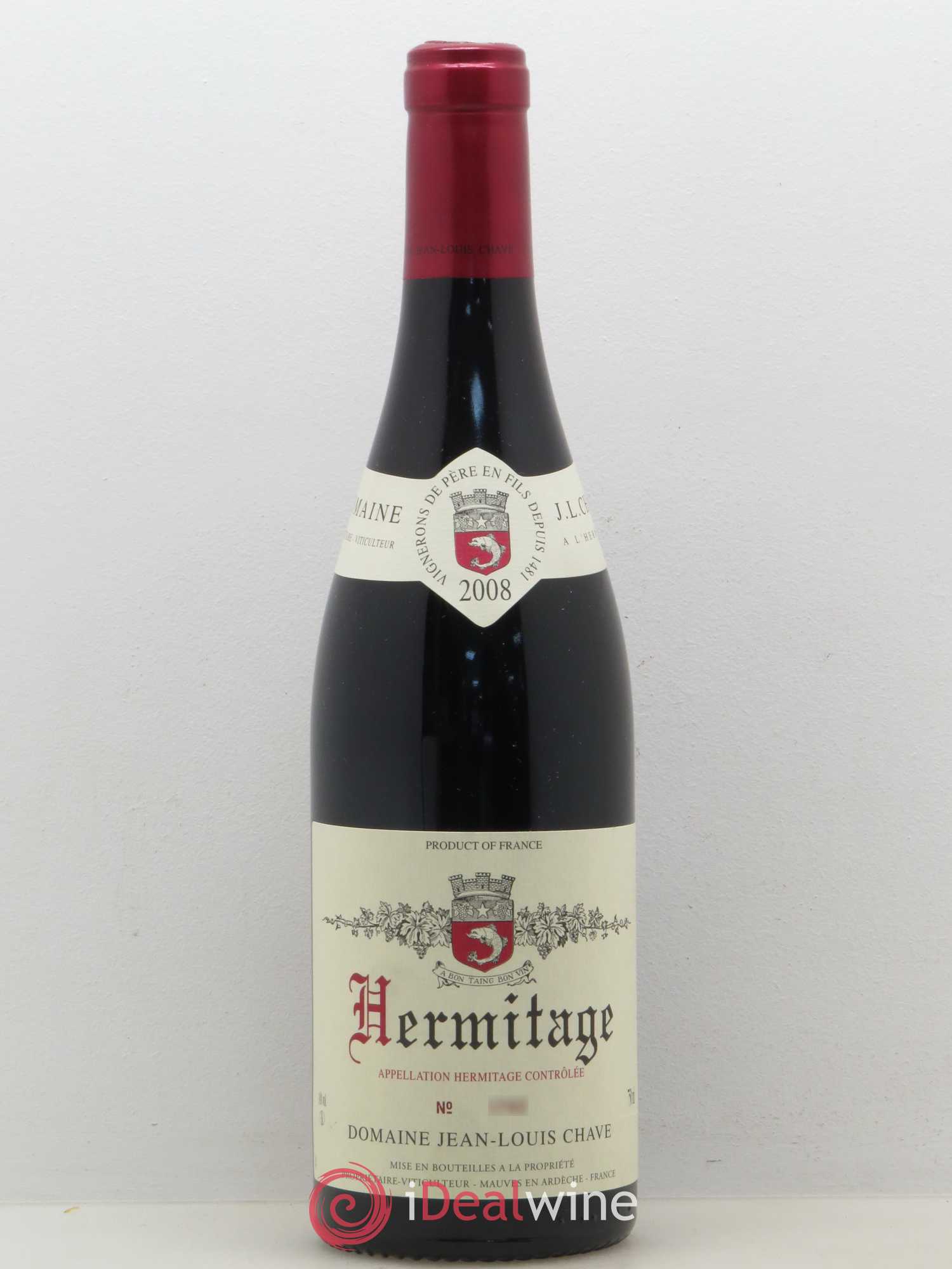 Hermitage Jean-Louis Chave 2008 - Lot de 1 bouteille - 0