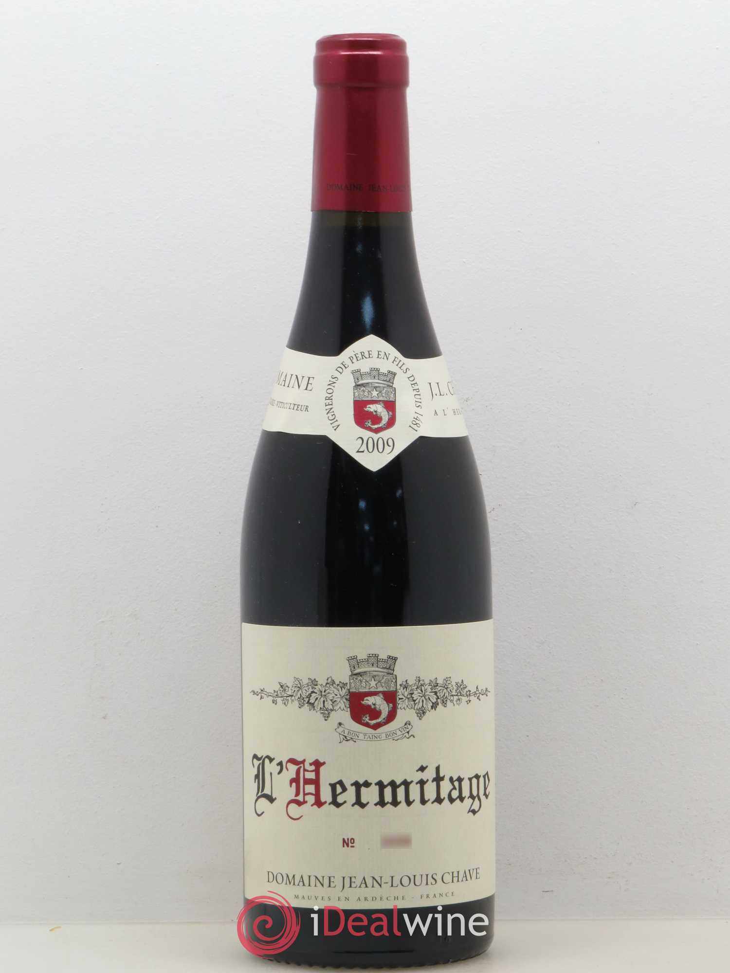 Hermitage Jean-Louis Chave 2009 - Lot de 1 bouteille - 0