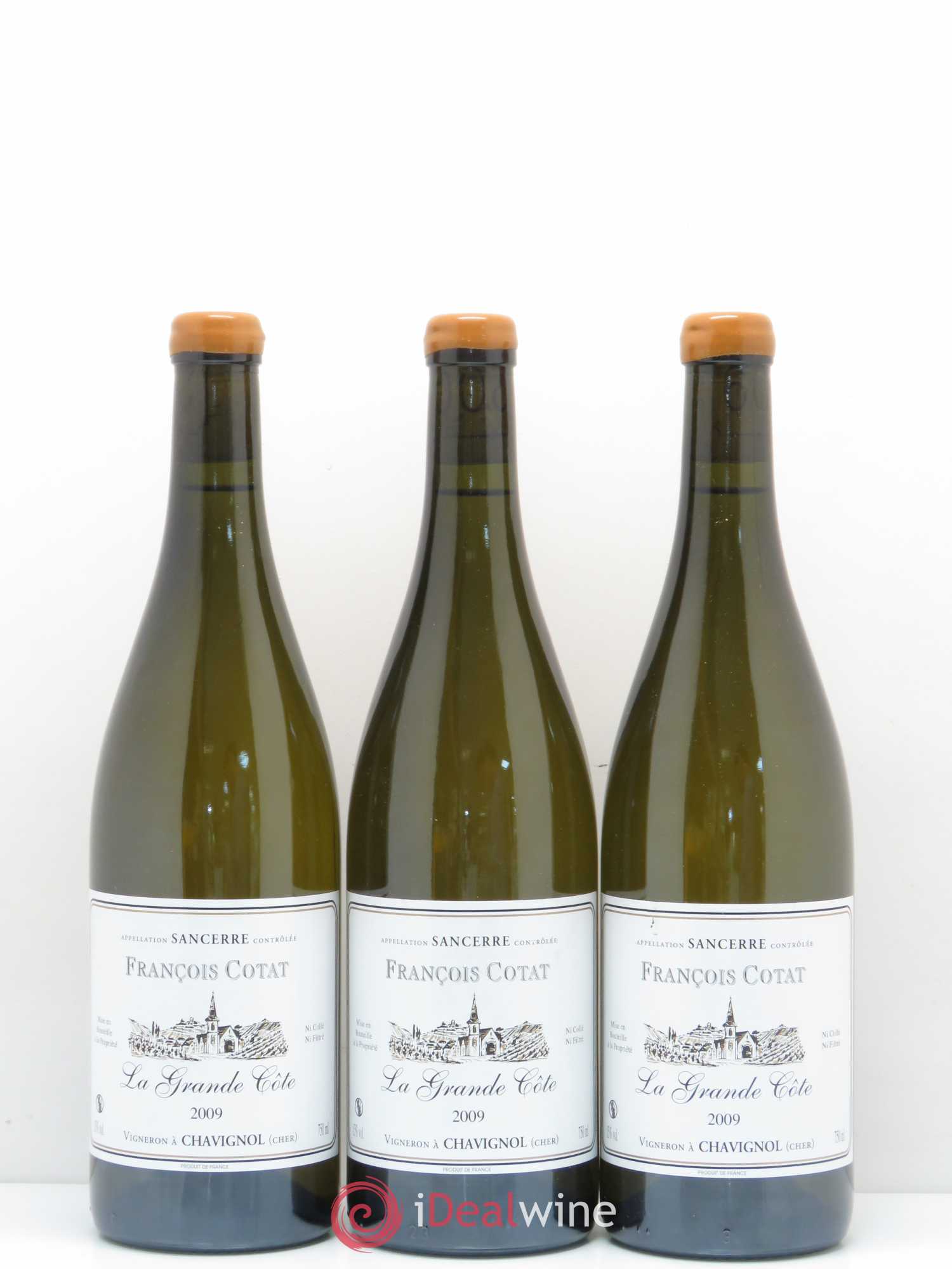 Sancerre La Grande Côte François Cotat 2009 - Lot de 3 bouteilles - 0
